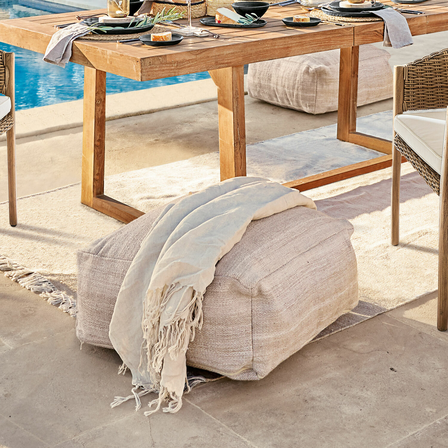 Pouf intérieur et extérieur Pralong