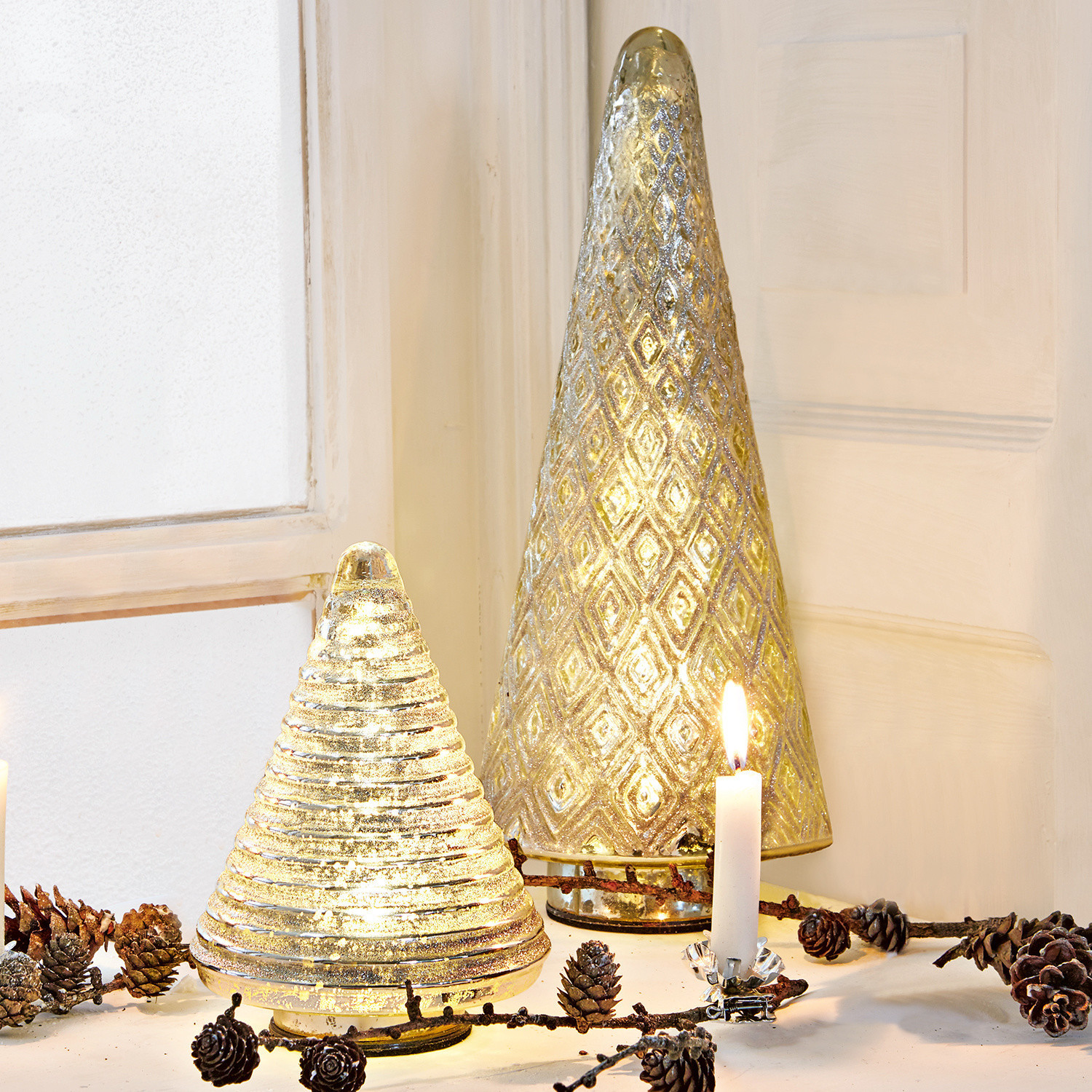 Lot de 2 arbres décoratifs Avebury