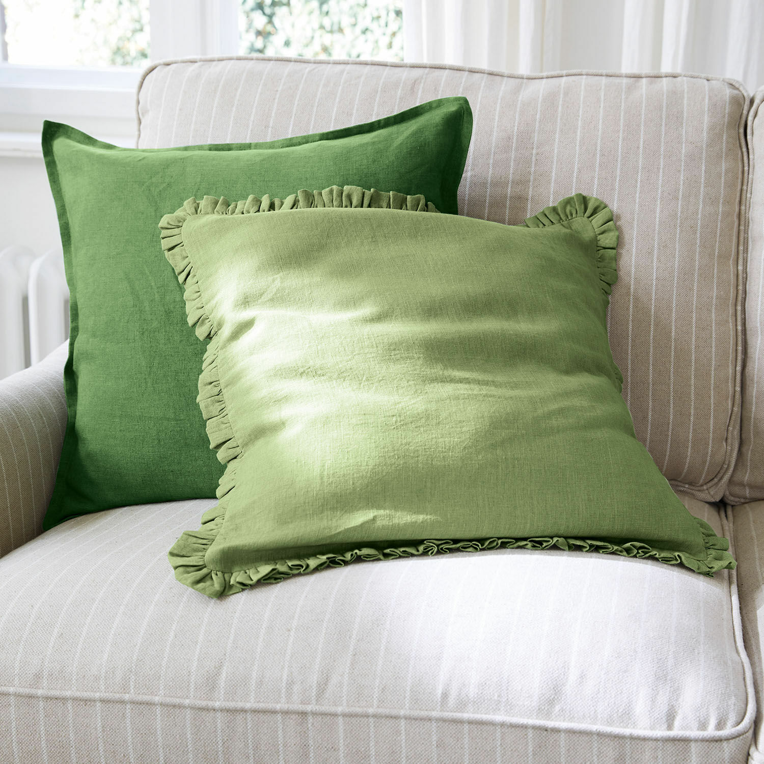 Lot de 2 housses de coussins Mormant