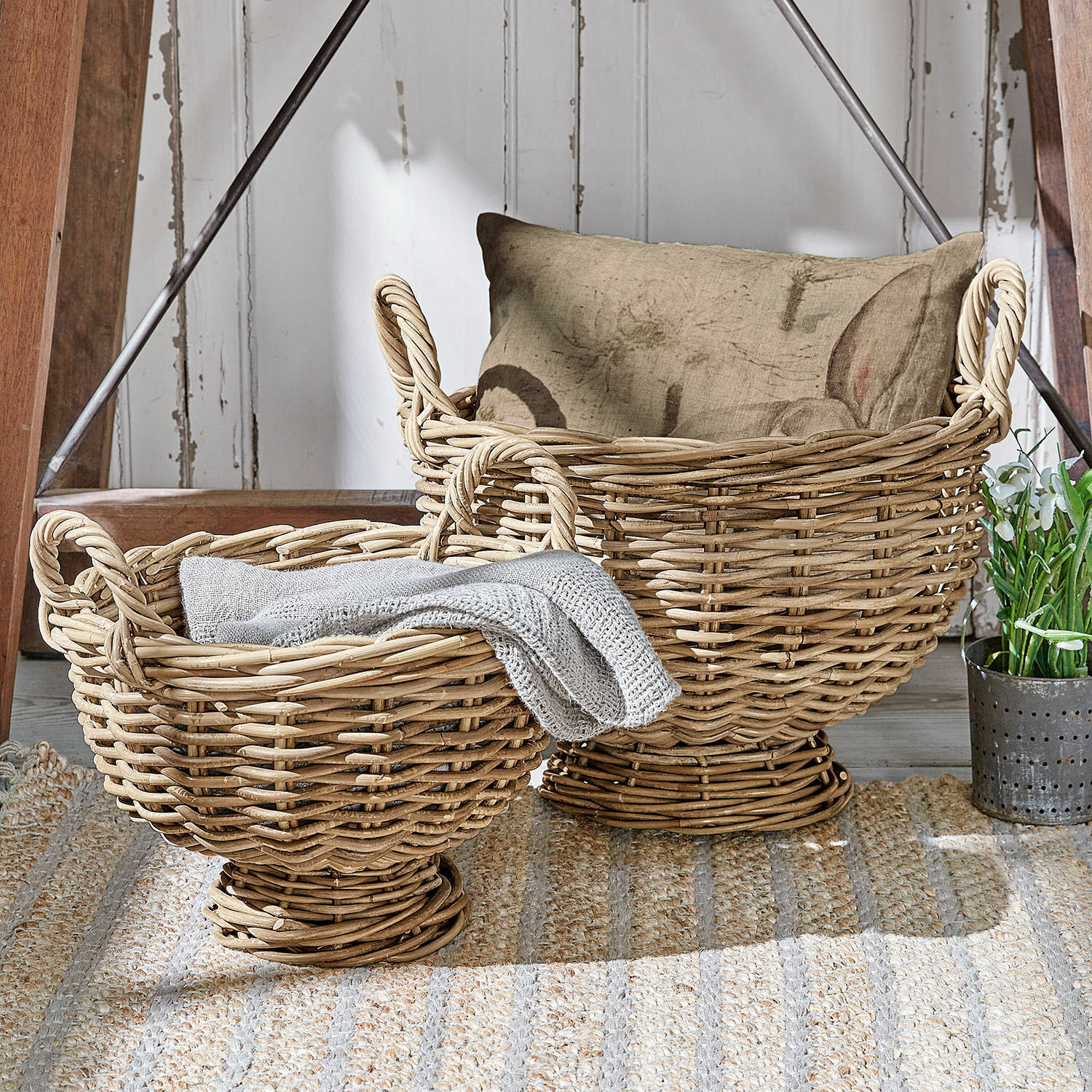 Lot de 2 paniers Bunyan