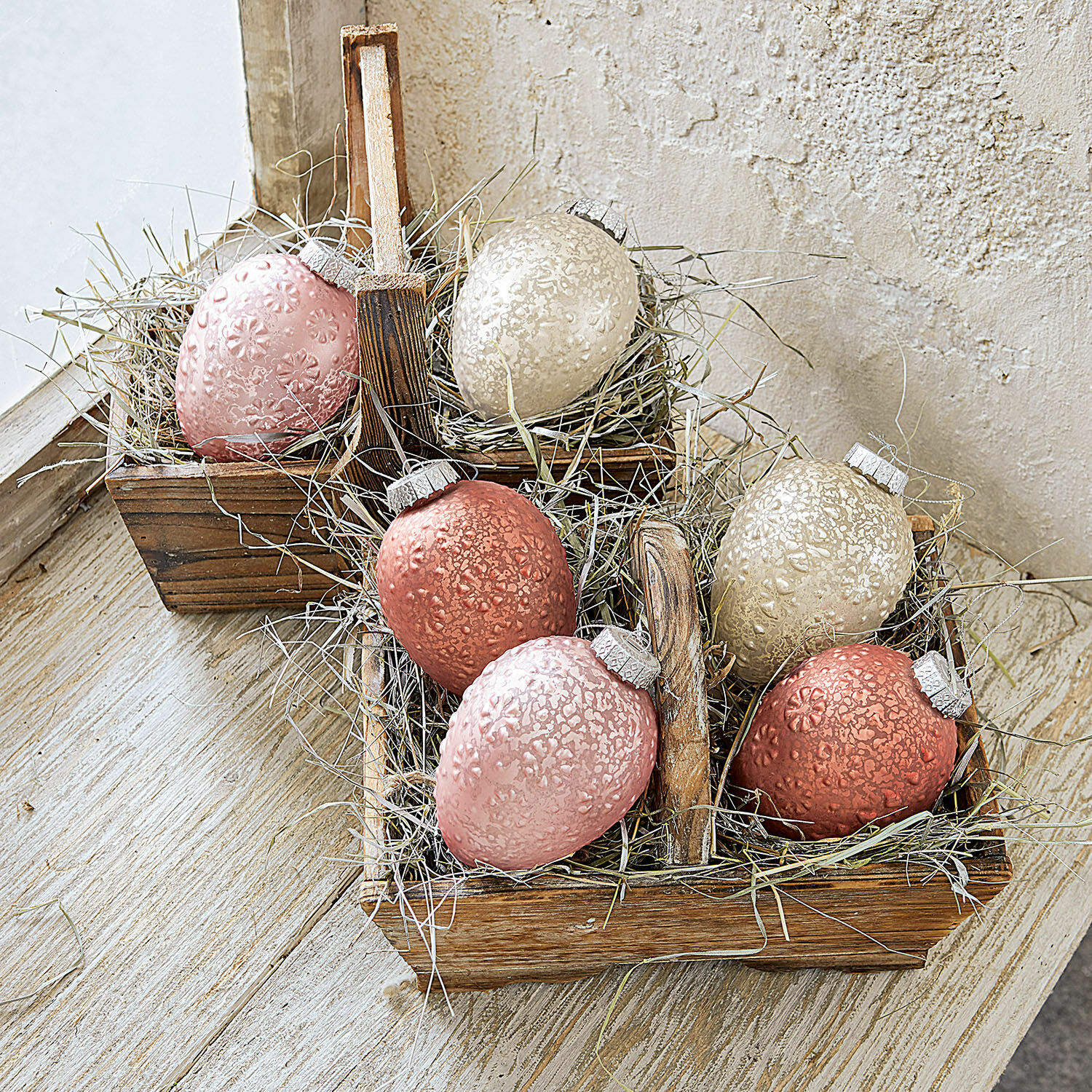 Set de 6 œufs de Pâques Sparkly