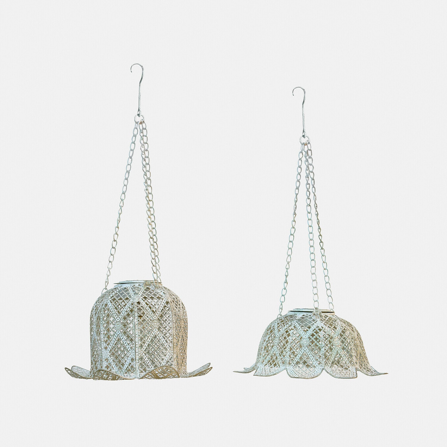 Lot de 2 lanternes solaires à suspendre Zuleya