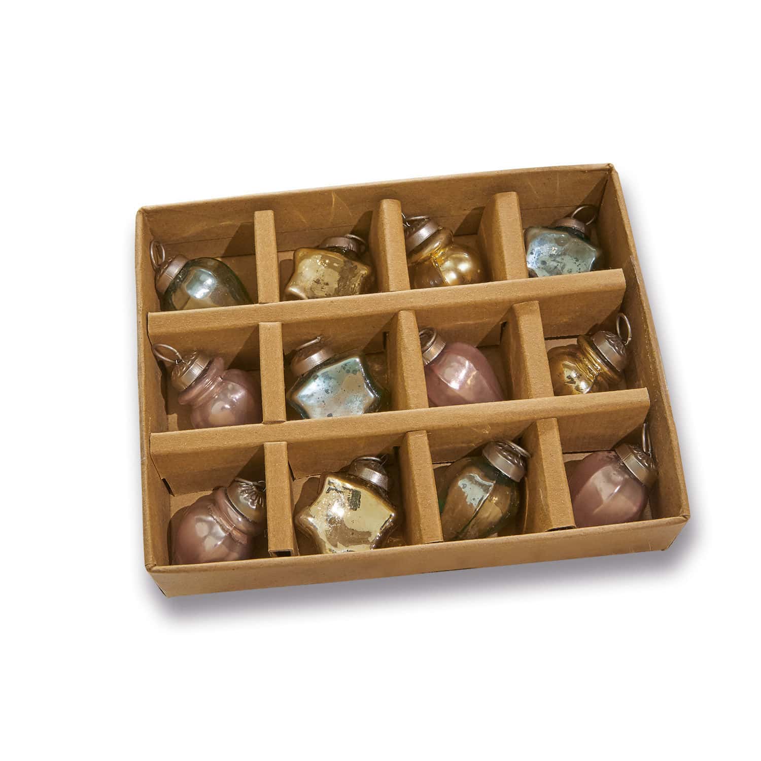 Lot de 12 décorations de Noël Courbevoie