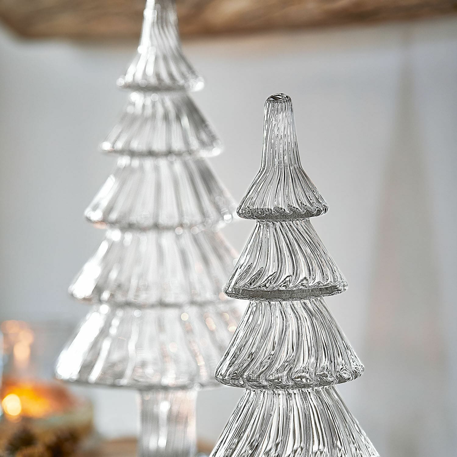 Lot de 2 sapins décoratifs Girondelle