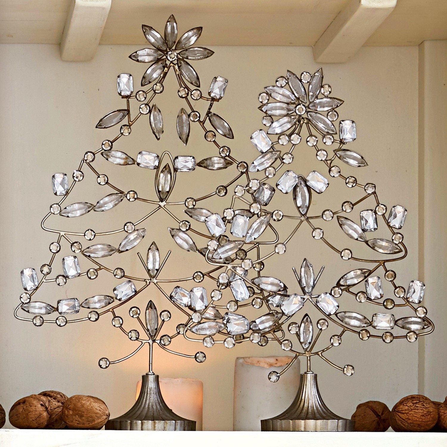 Lot de 2 décoration Arbre Gimeux