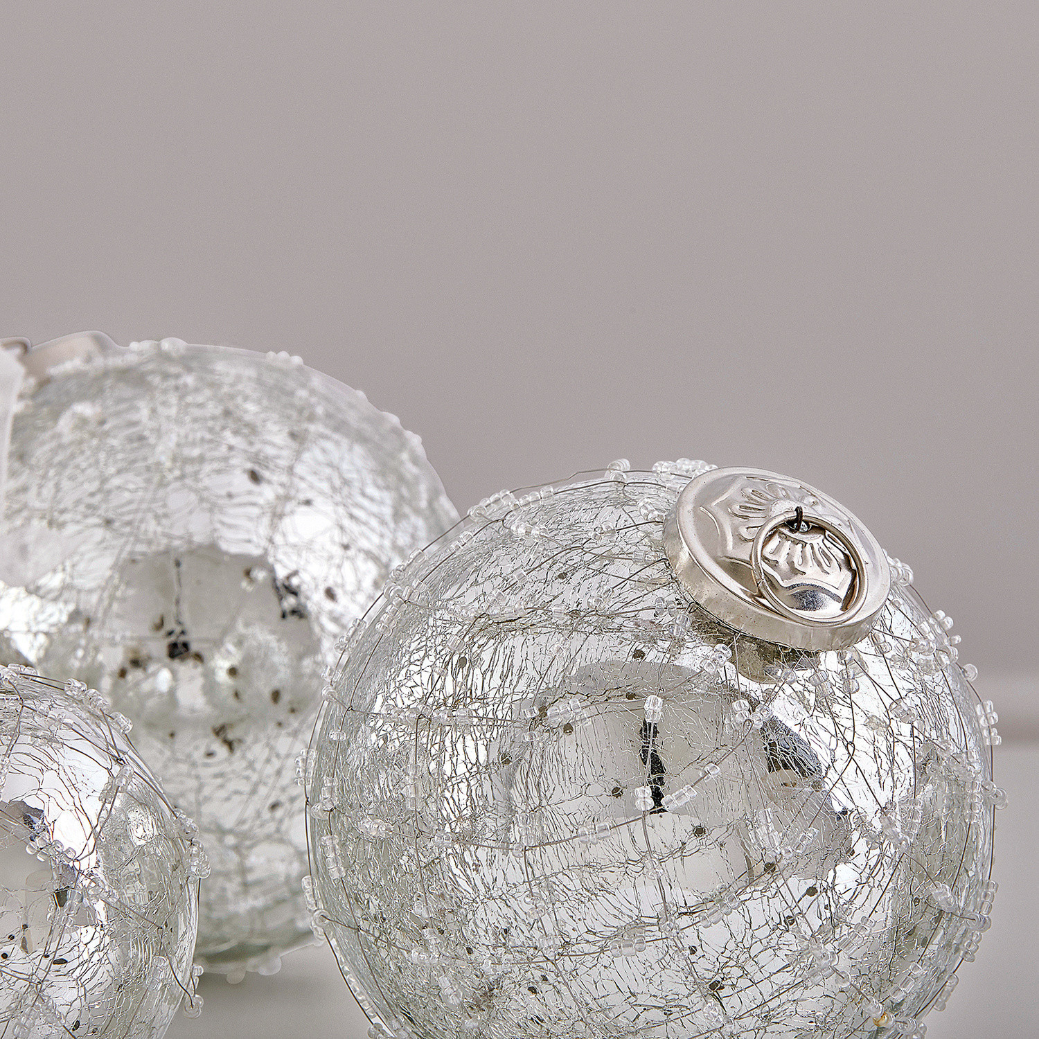 Lot de 6 décorations de Noël Fains