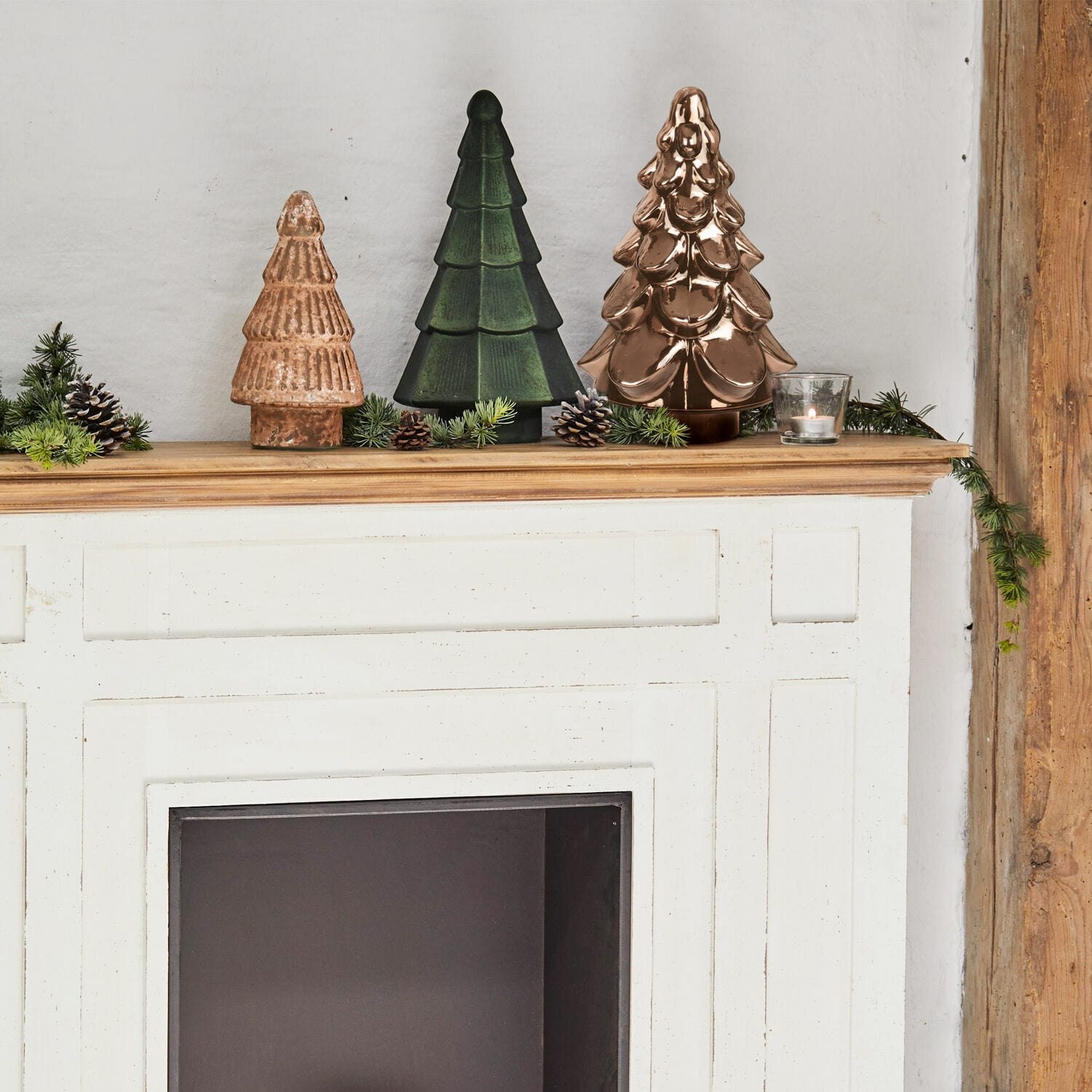 Lot de 3 arbres décoratifs Cheyenne
