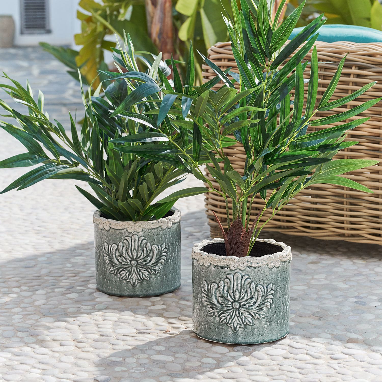 Lot de 2 cache-pots Aristos