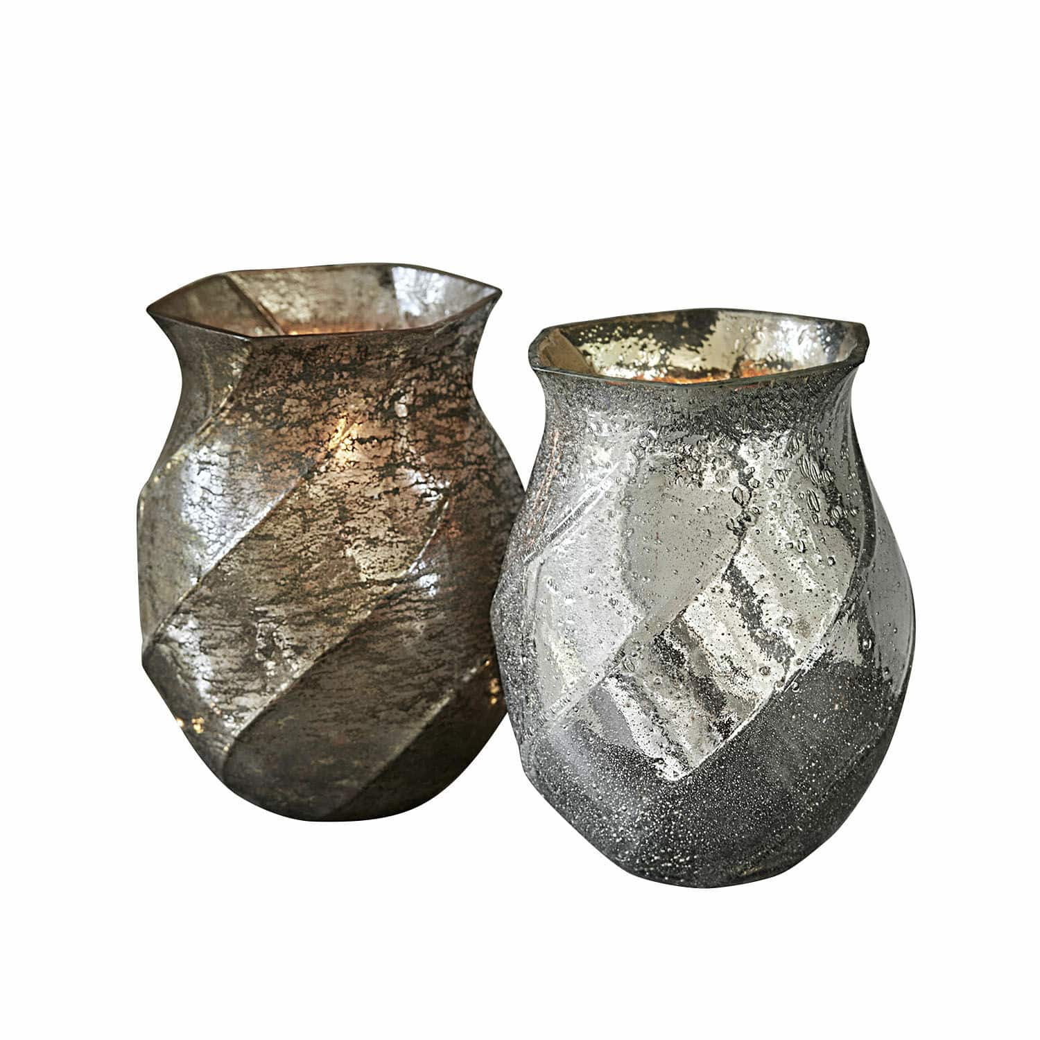 Lot de 2 photophores Tixovel
