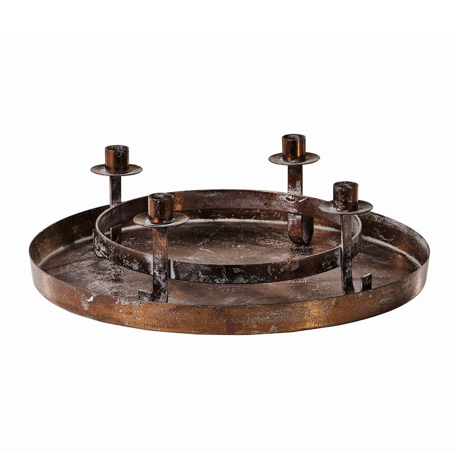 Couronne à bougies avec plateau Ivremont