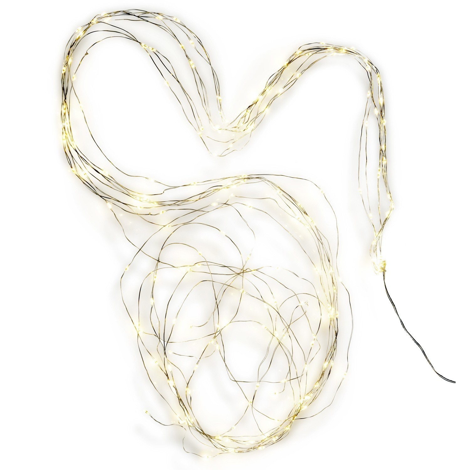 Guirlande lumineuse Voltage Guirlande lumineuse LED fine avec lumière chaude pour décoration intérieure et festive