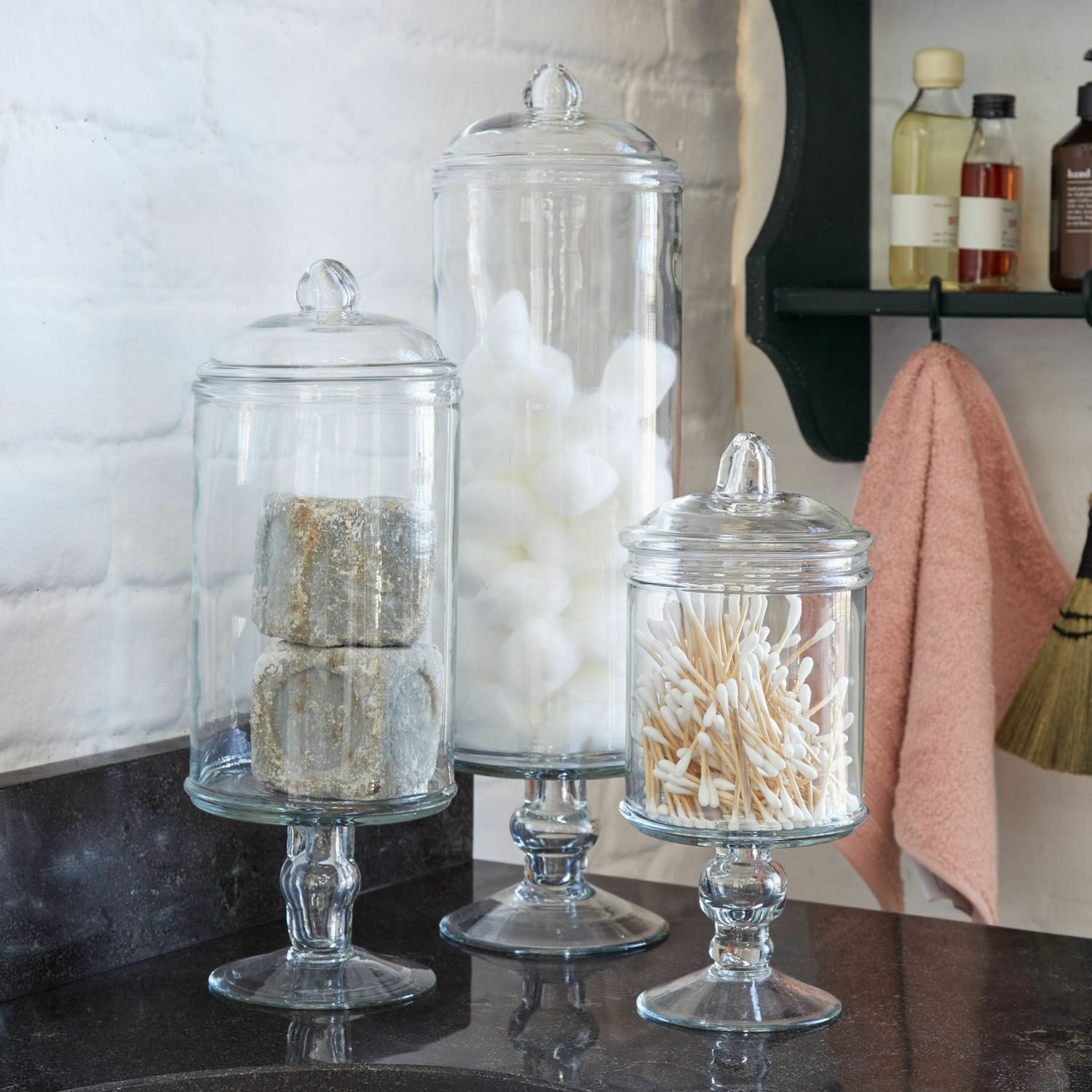 Lot de 3 pots Velisara