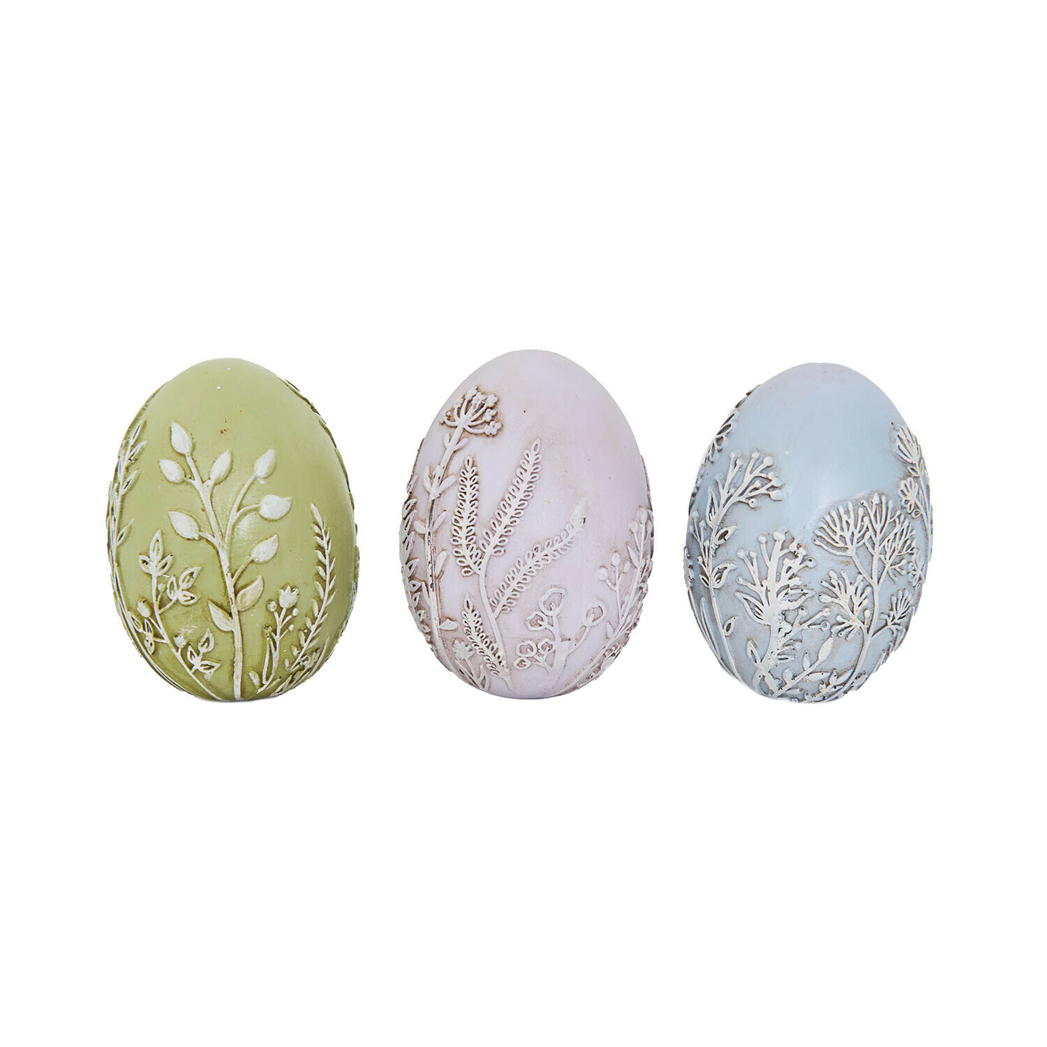 Lot de 3 œufs de Pâques Fauverine