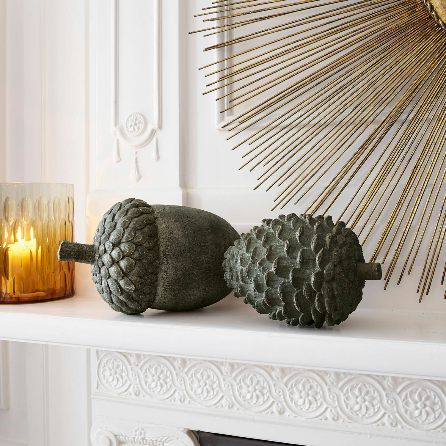 Lot de 2 décorations Hazelle