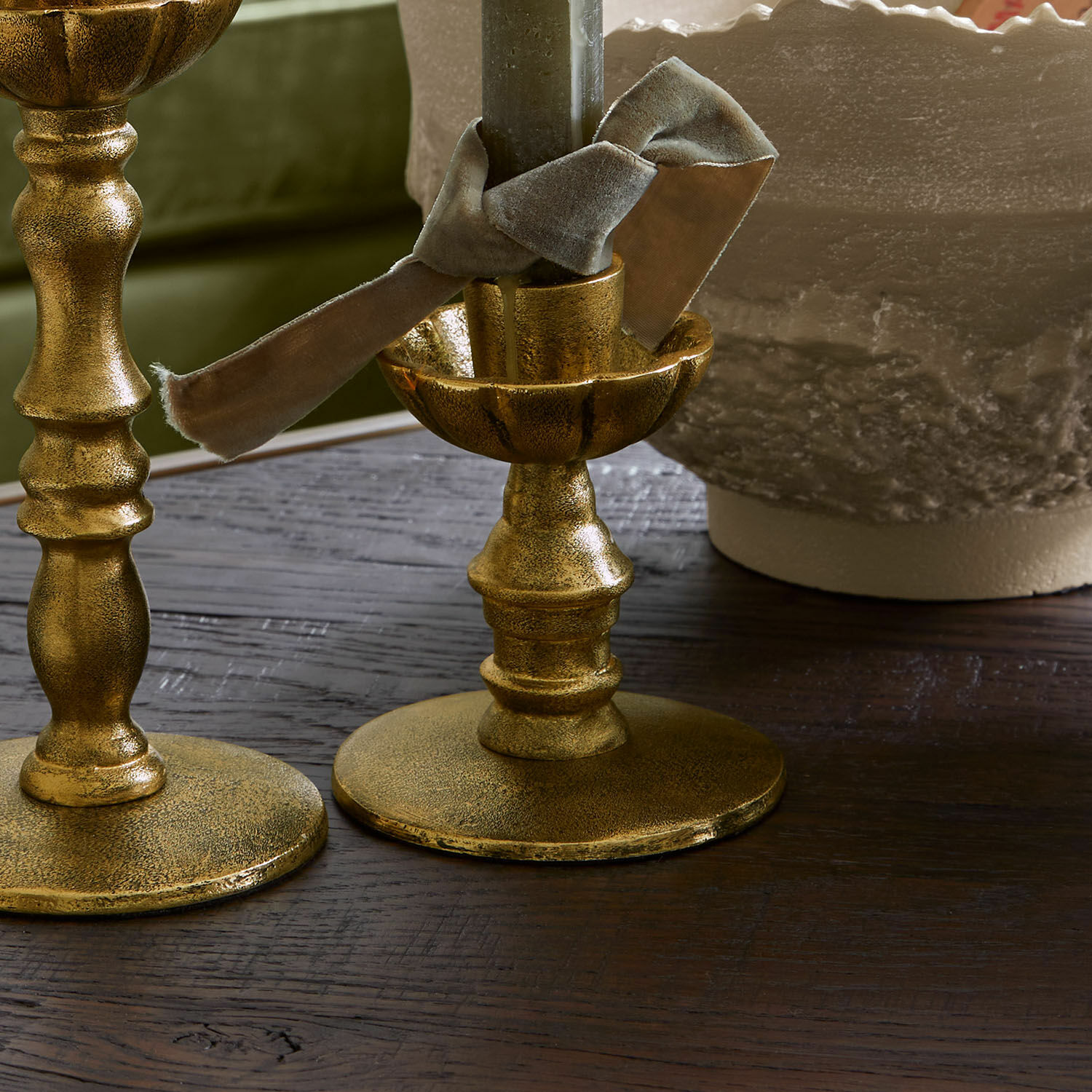 Lot de 2 bougeoirs Zalethar