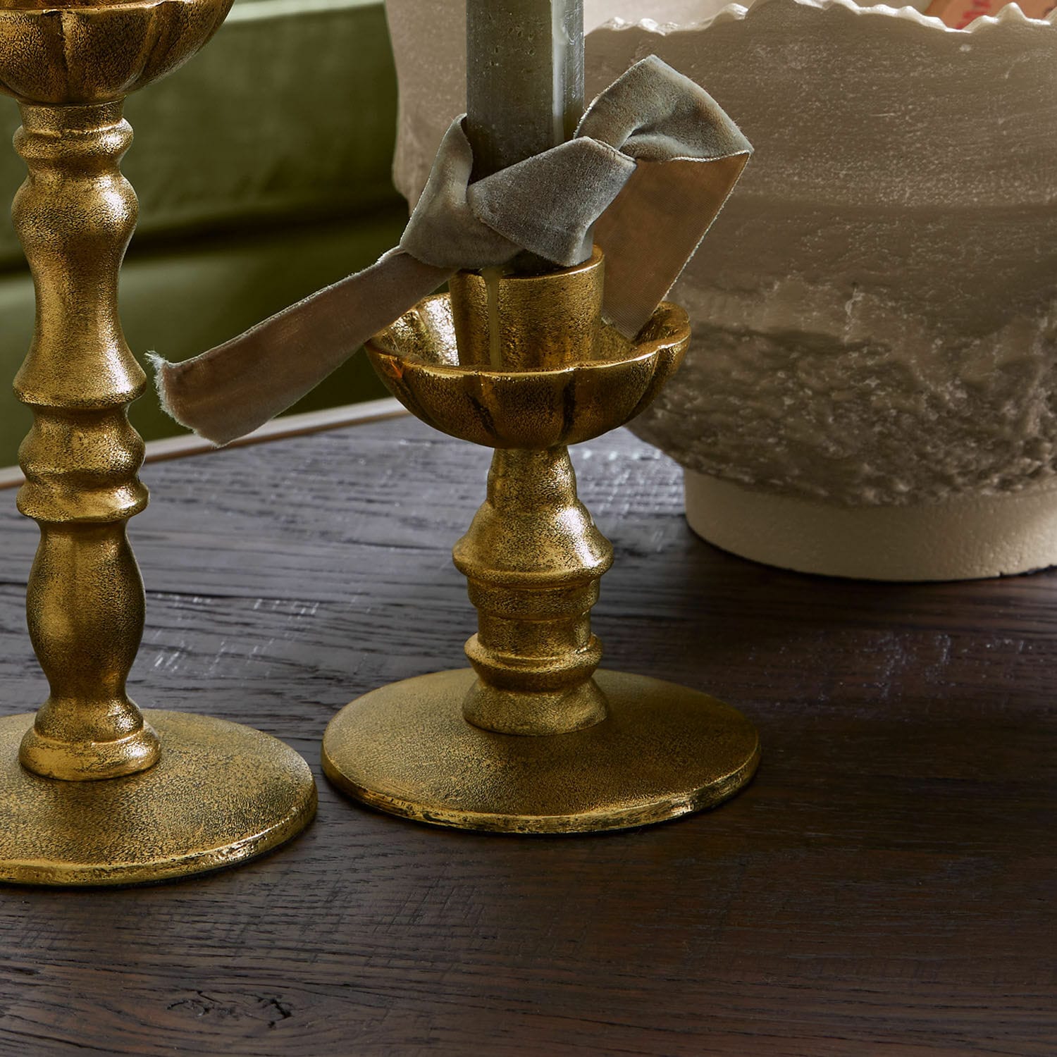 Lot de 2 bougeoirs Zalethar