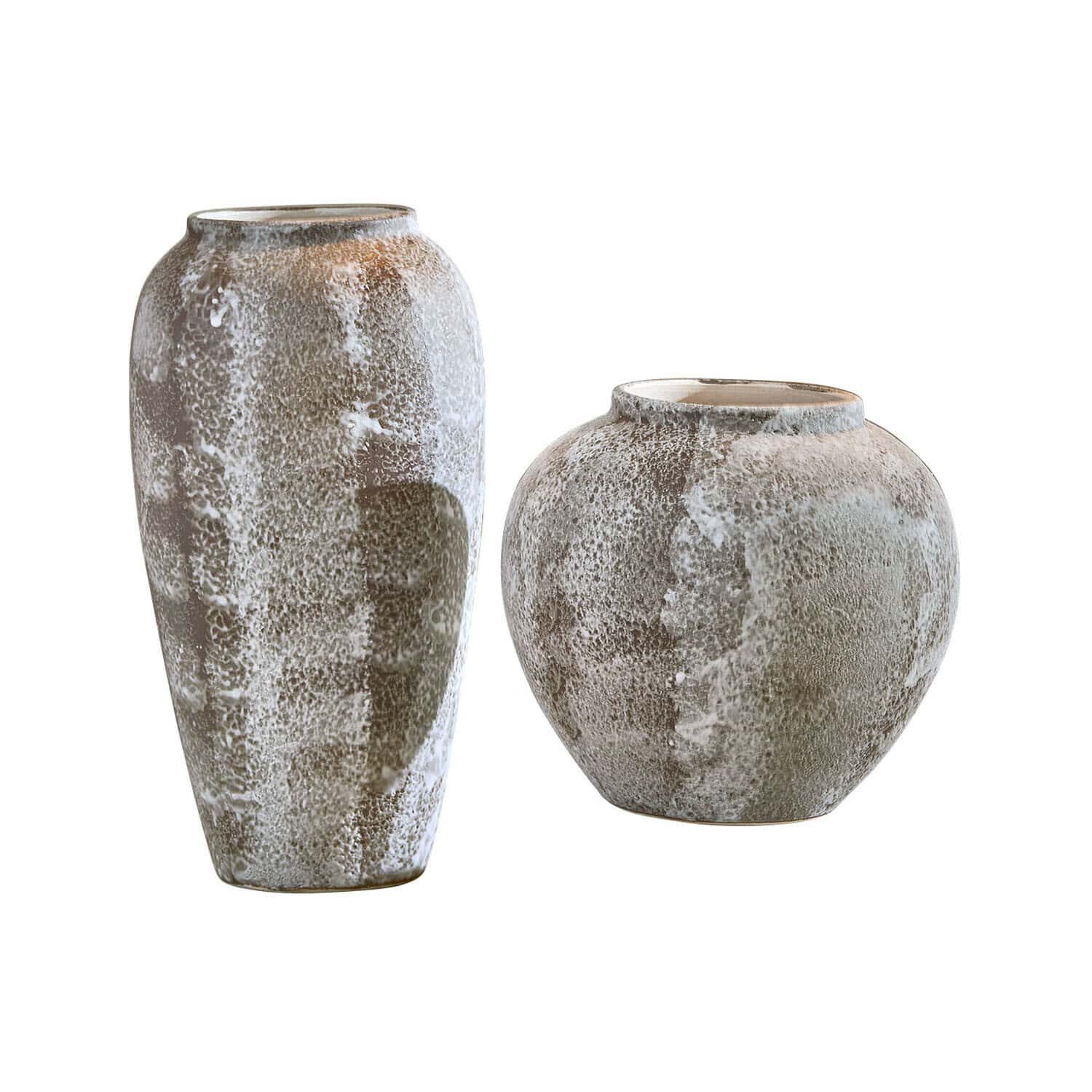 Lot de 2 vases Ciel d'Opale