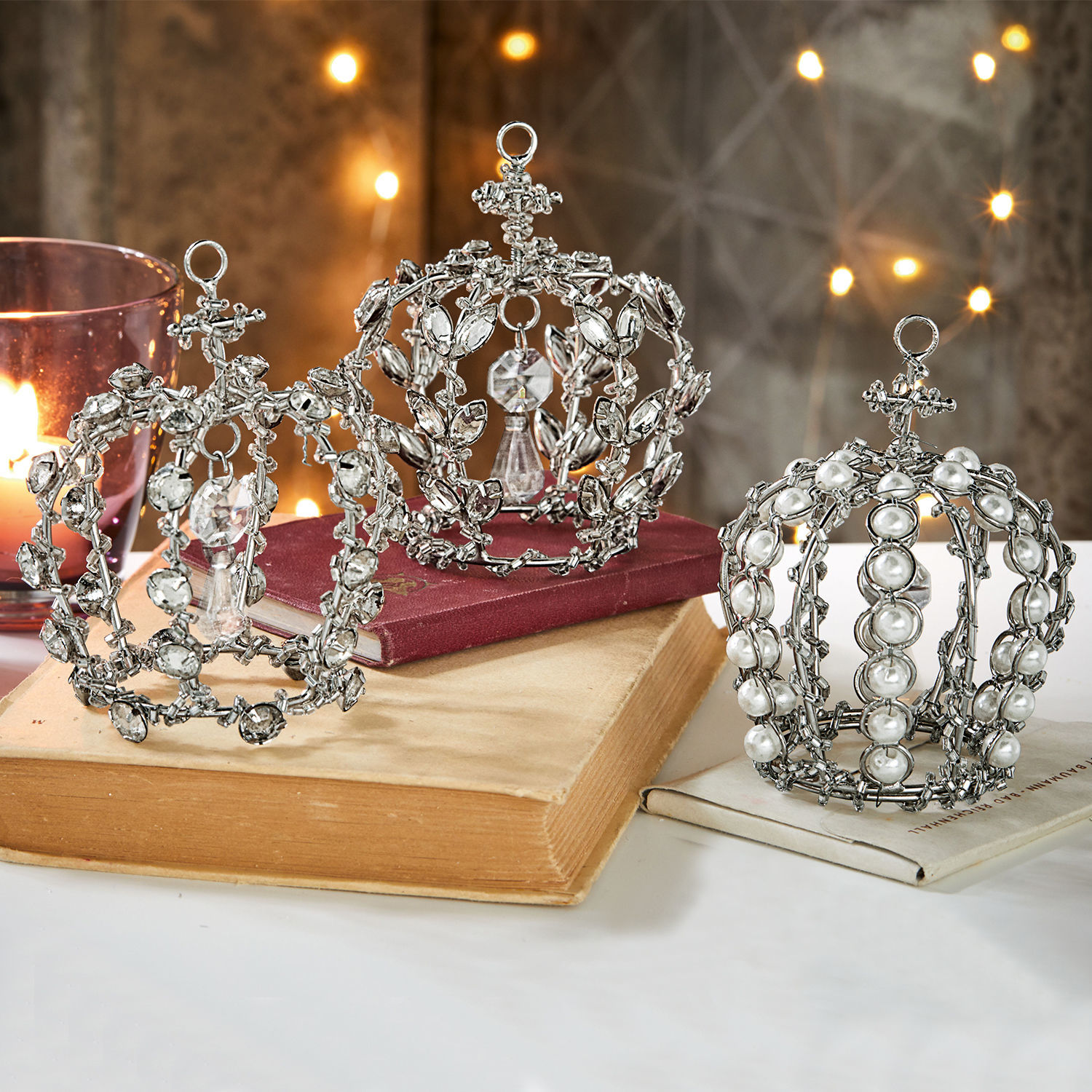 Lot de 3 décorations de Noël Plailly