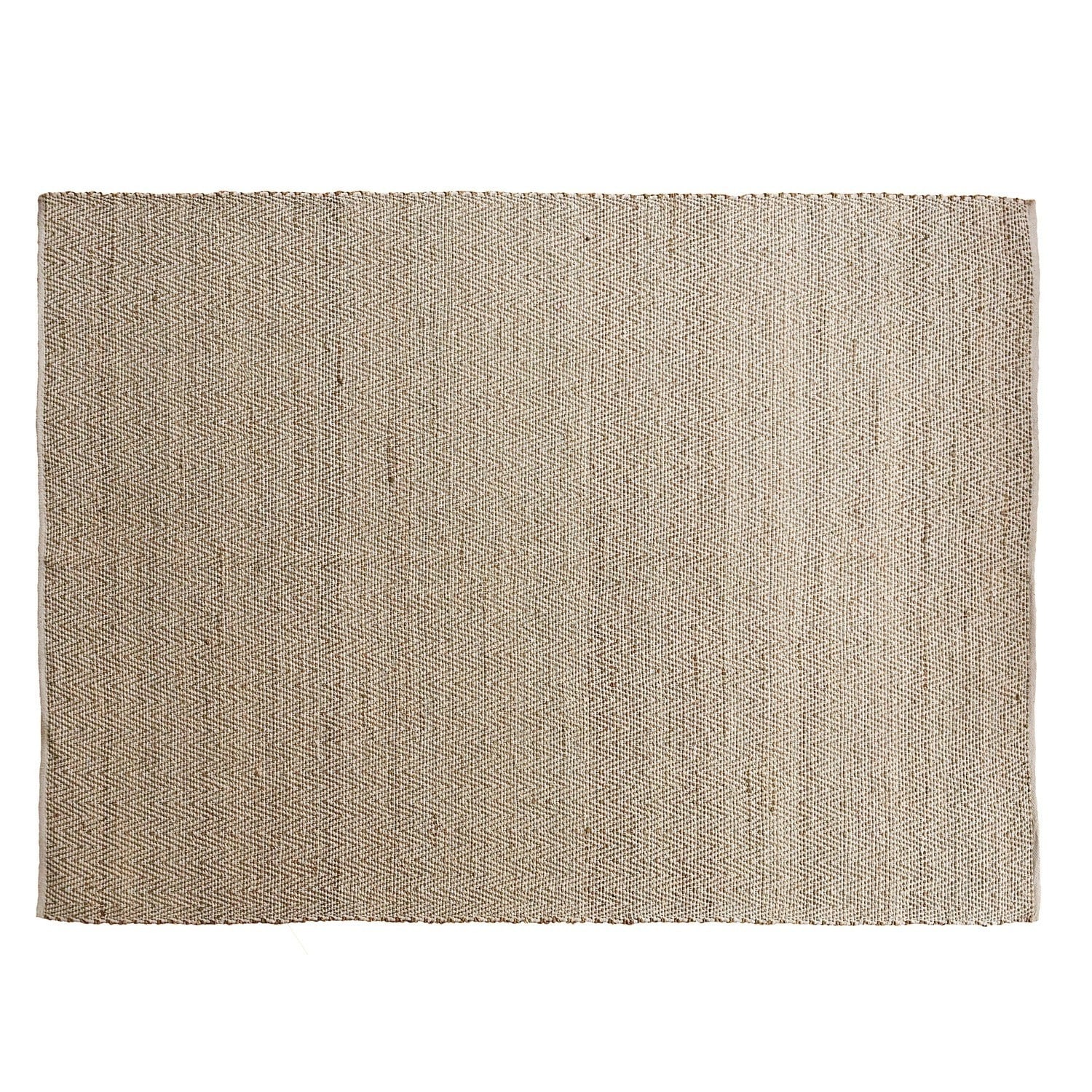 Tapis Jonesboro Tapis beige en matériau naturel avec motif discret, parfait pour la décoration intérieure et le sol