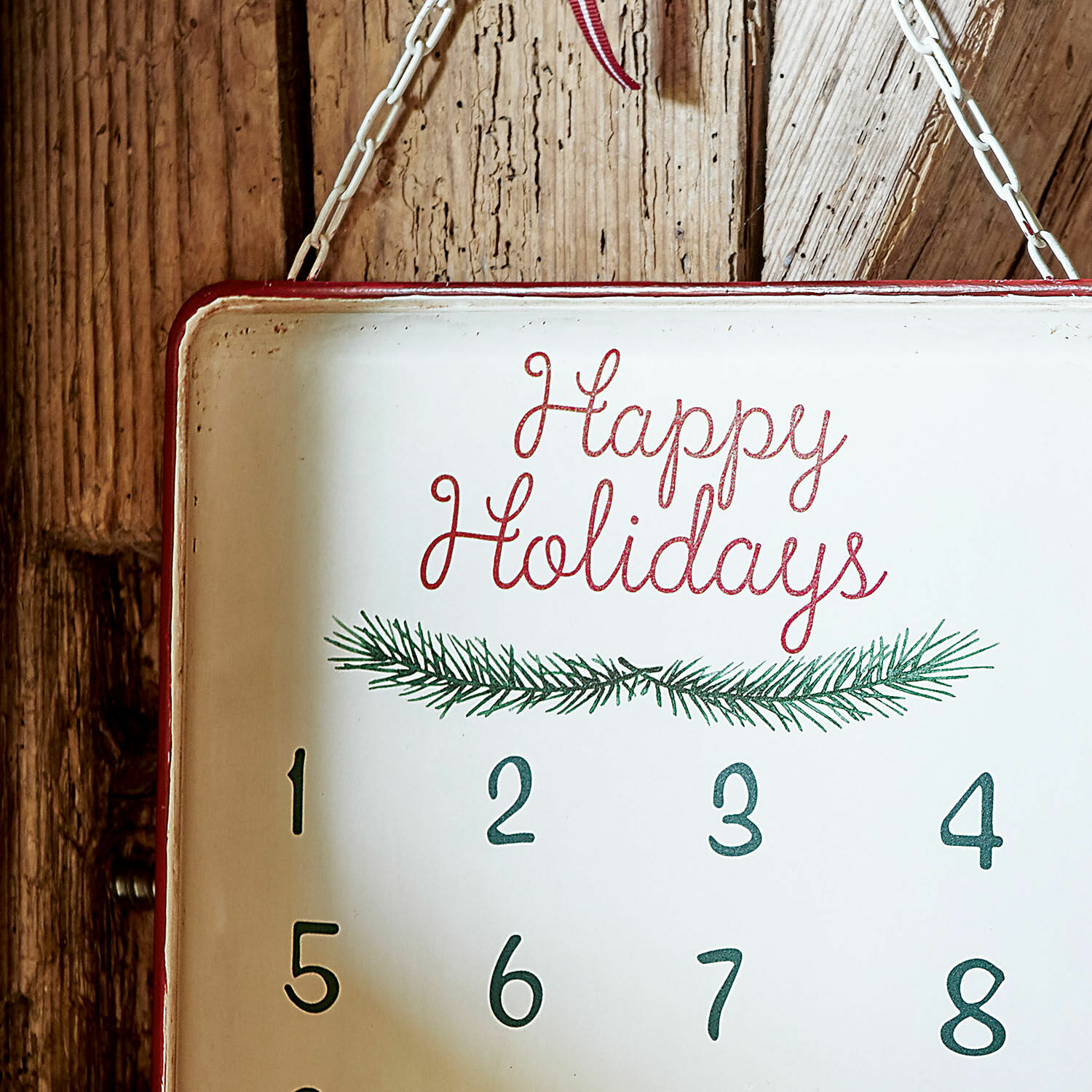 Plaque décorative Happy Holidays