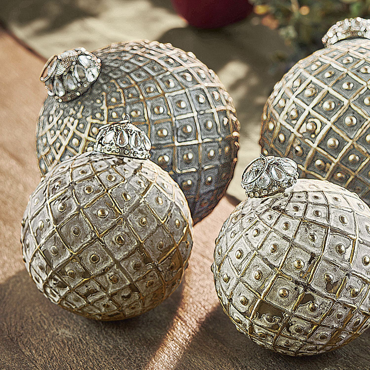 Lot de 6 décorations de Noël Lucero