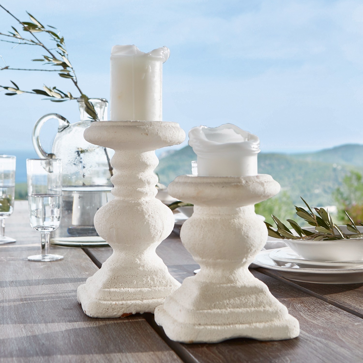 Lot de 2 chandeliers Tova