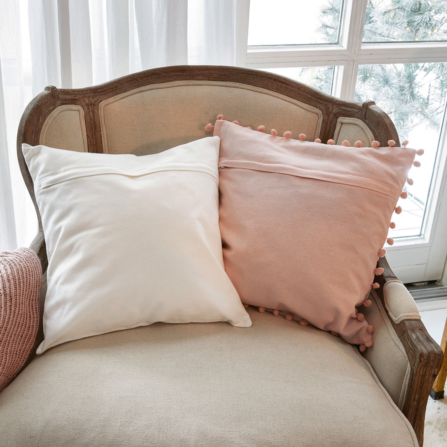 Lot de 2 housses de coussins Dacio