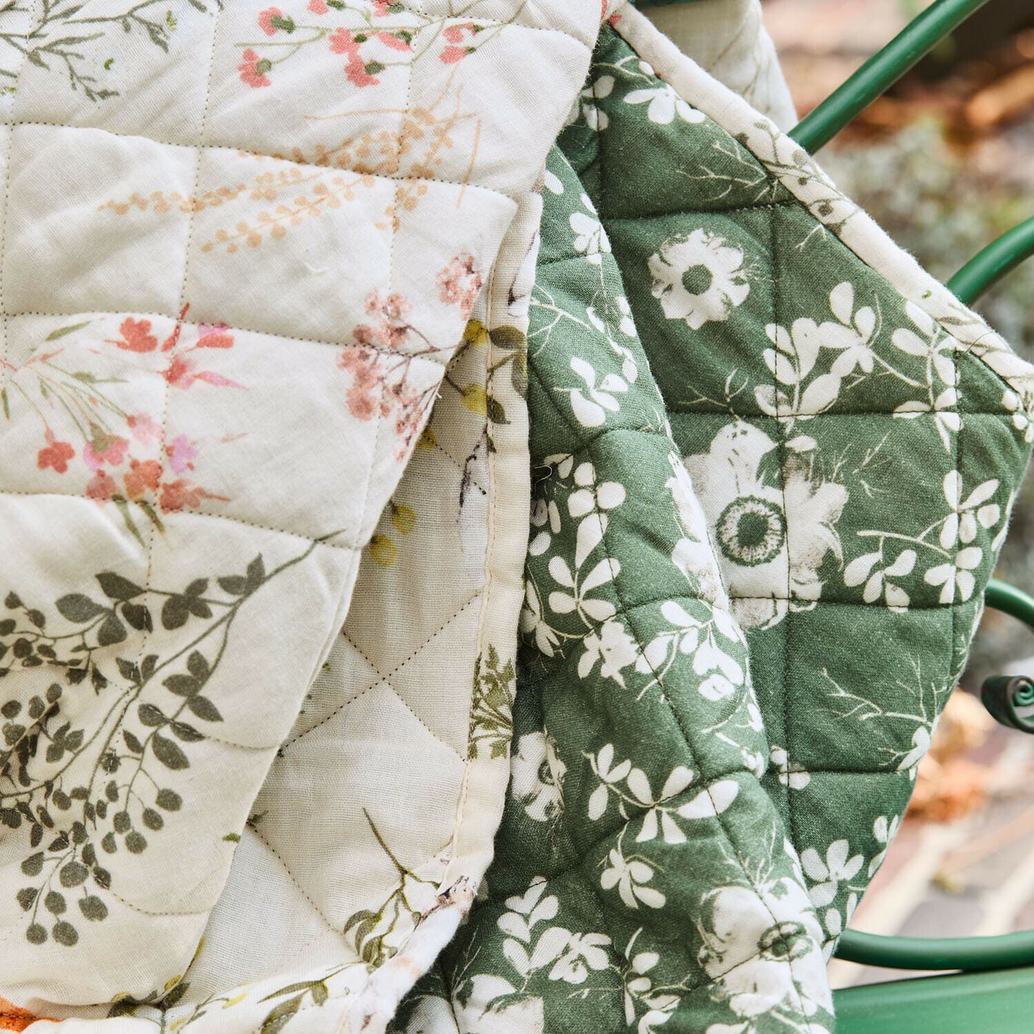 Plaid et coussin Puddlebrook