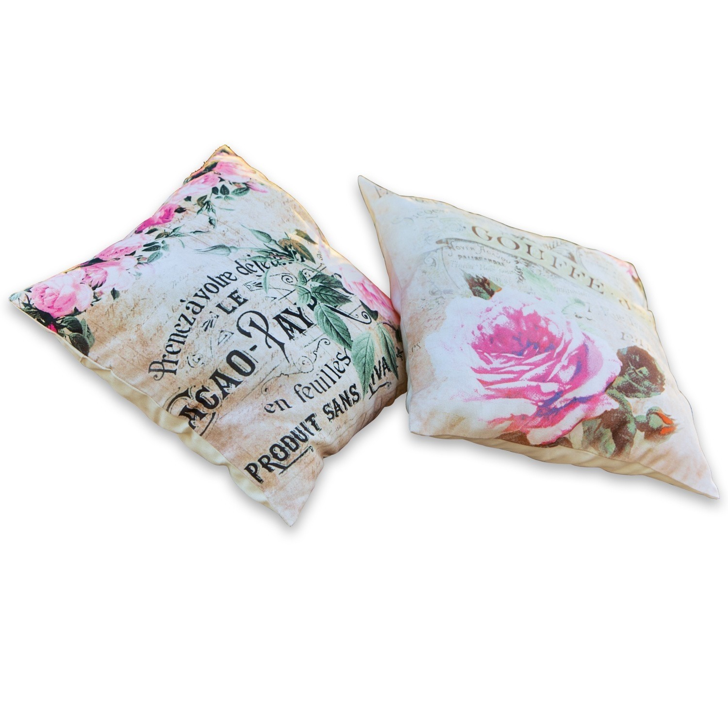 Lot de 2 housses de coussin Fiorina