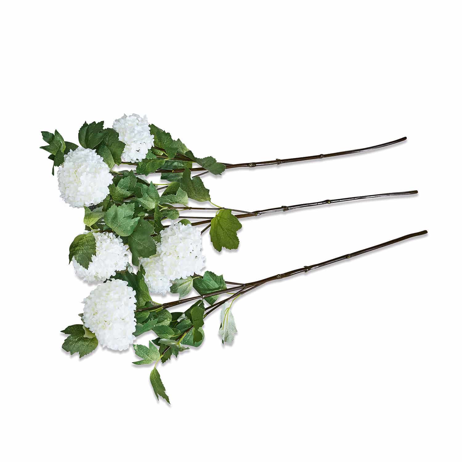 Lot de 3 fleurs décoratives Minqa
