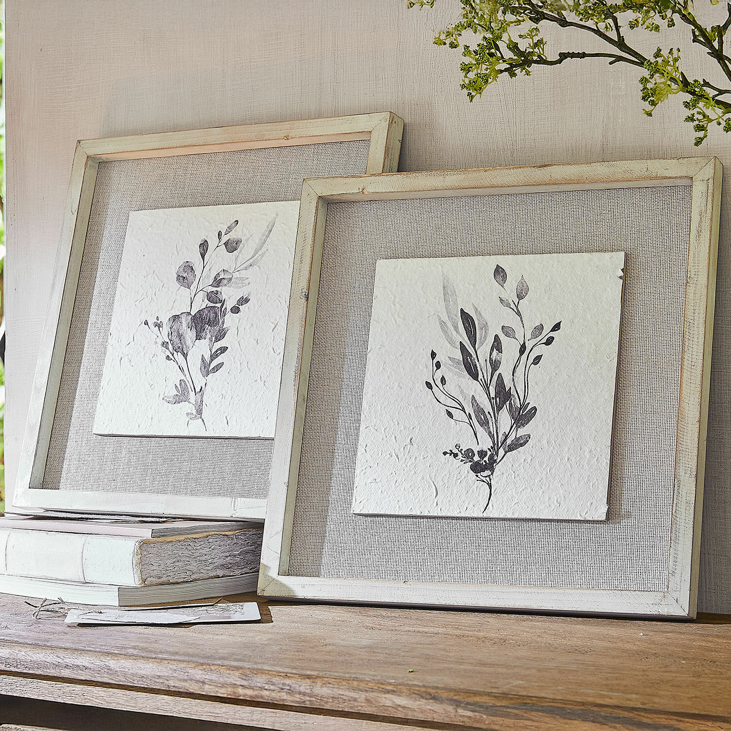 Lot de 2 tableaux Ylivane