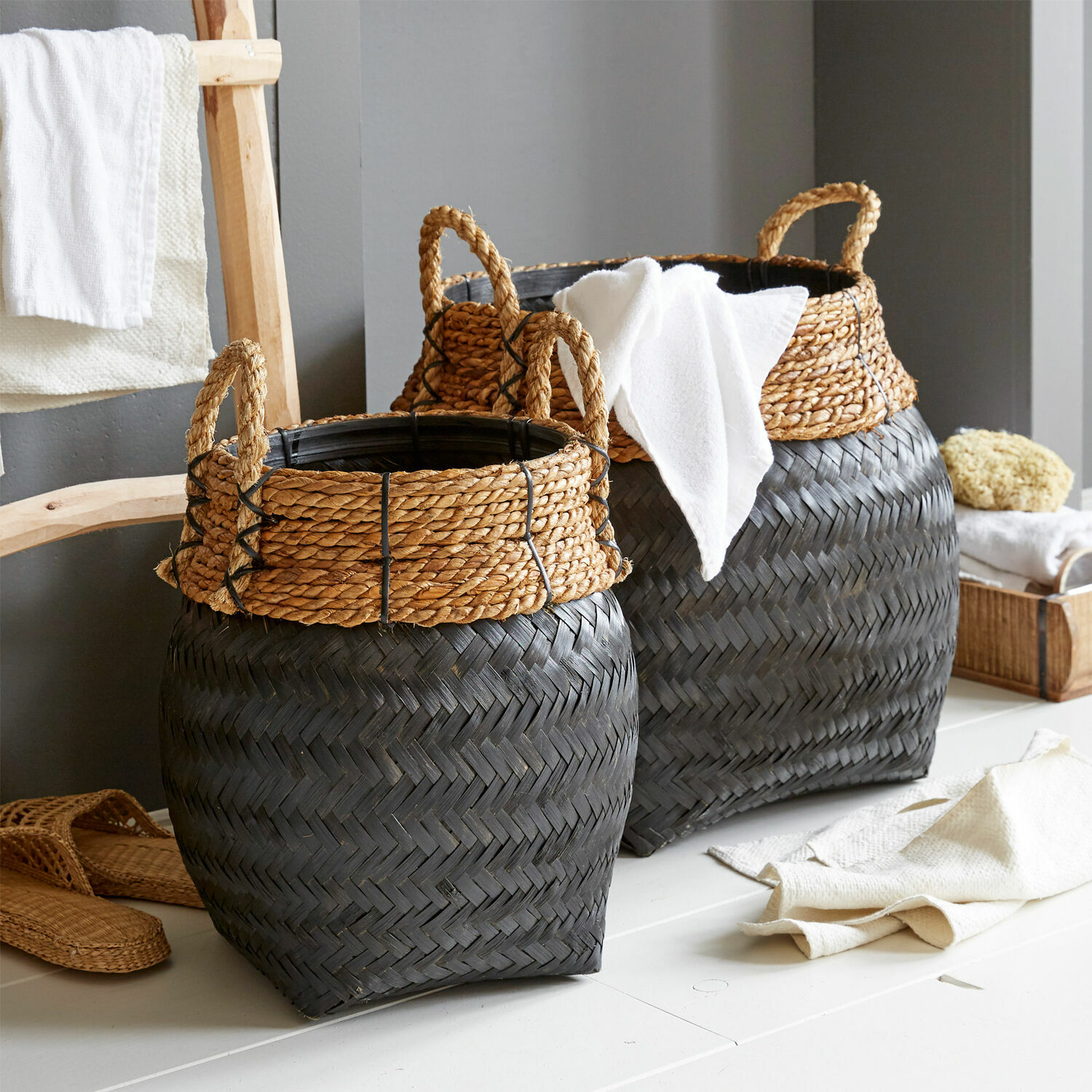Lot de 2 paniers Taveni