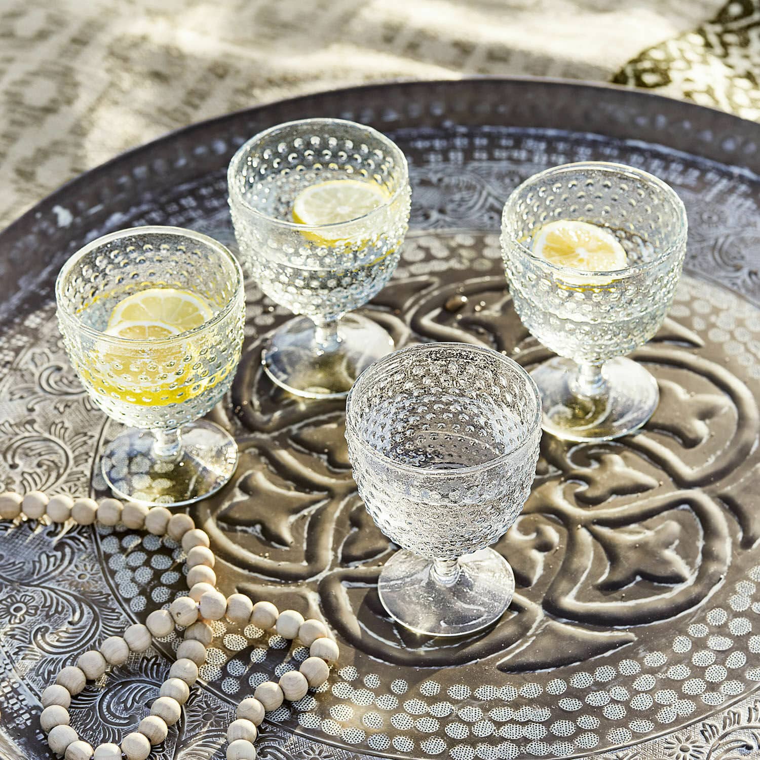 Lot de 4 verres Tahani