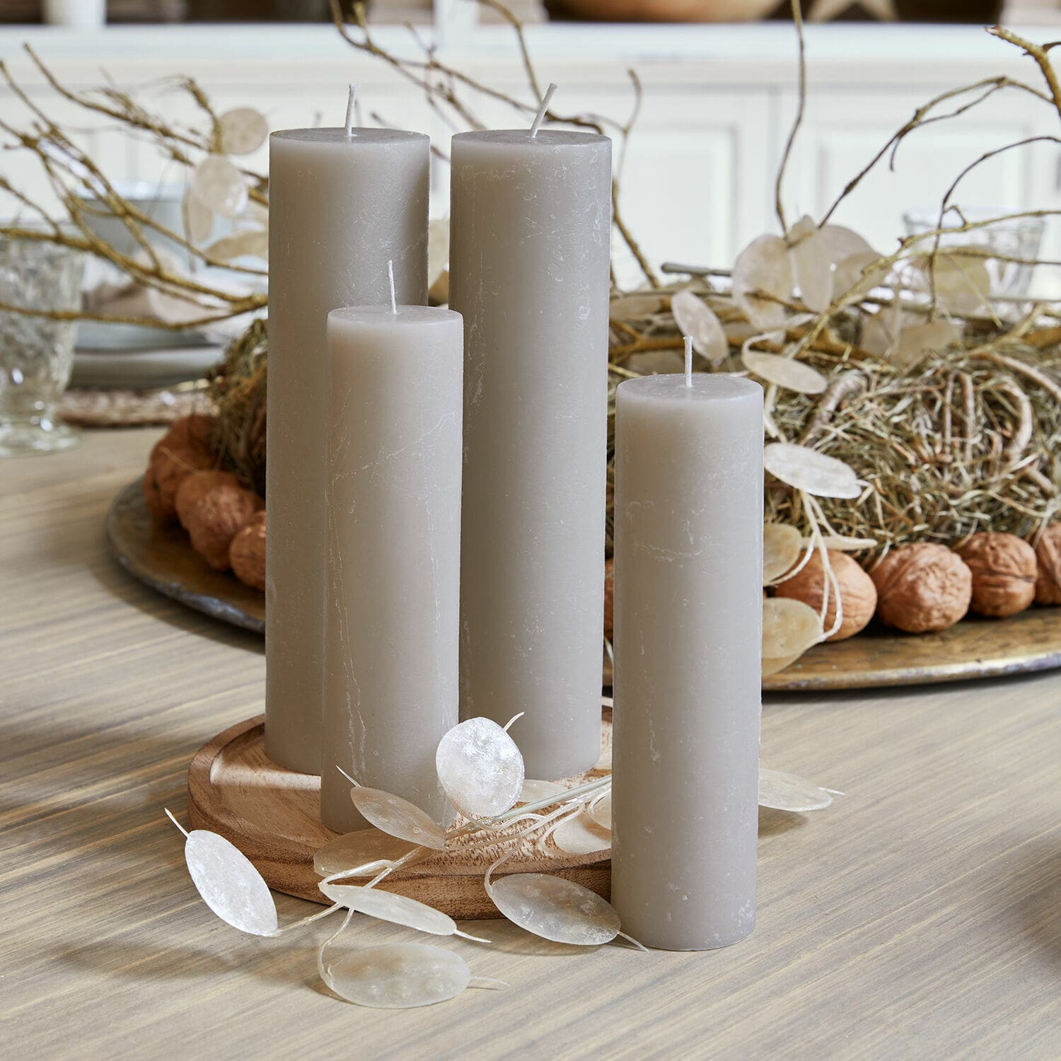 Lot de 4 bougies Avinal