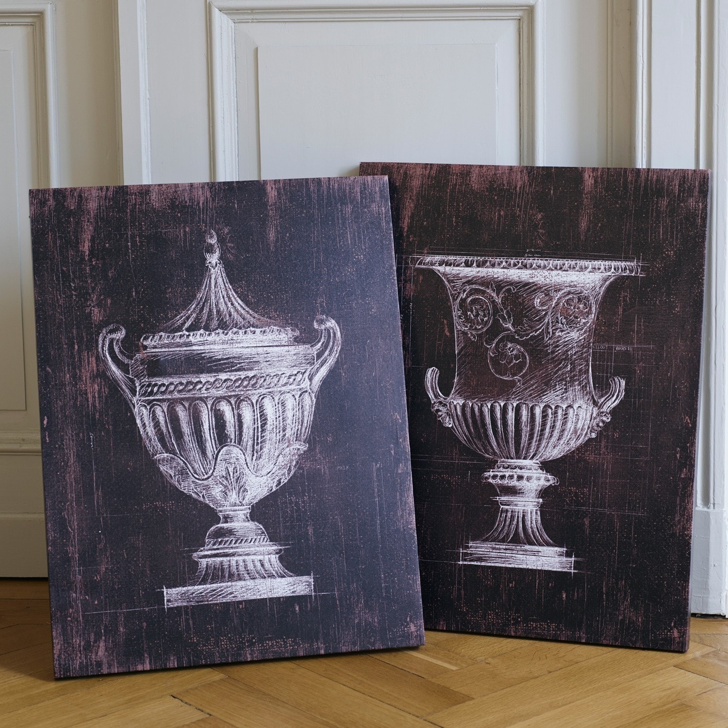 Lot de 2 tableaux Lantriac