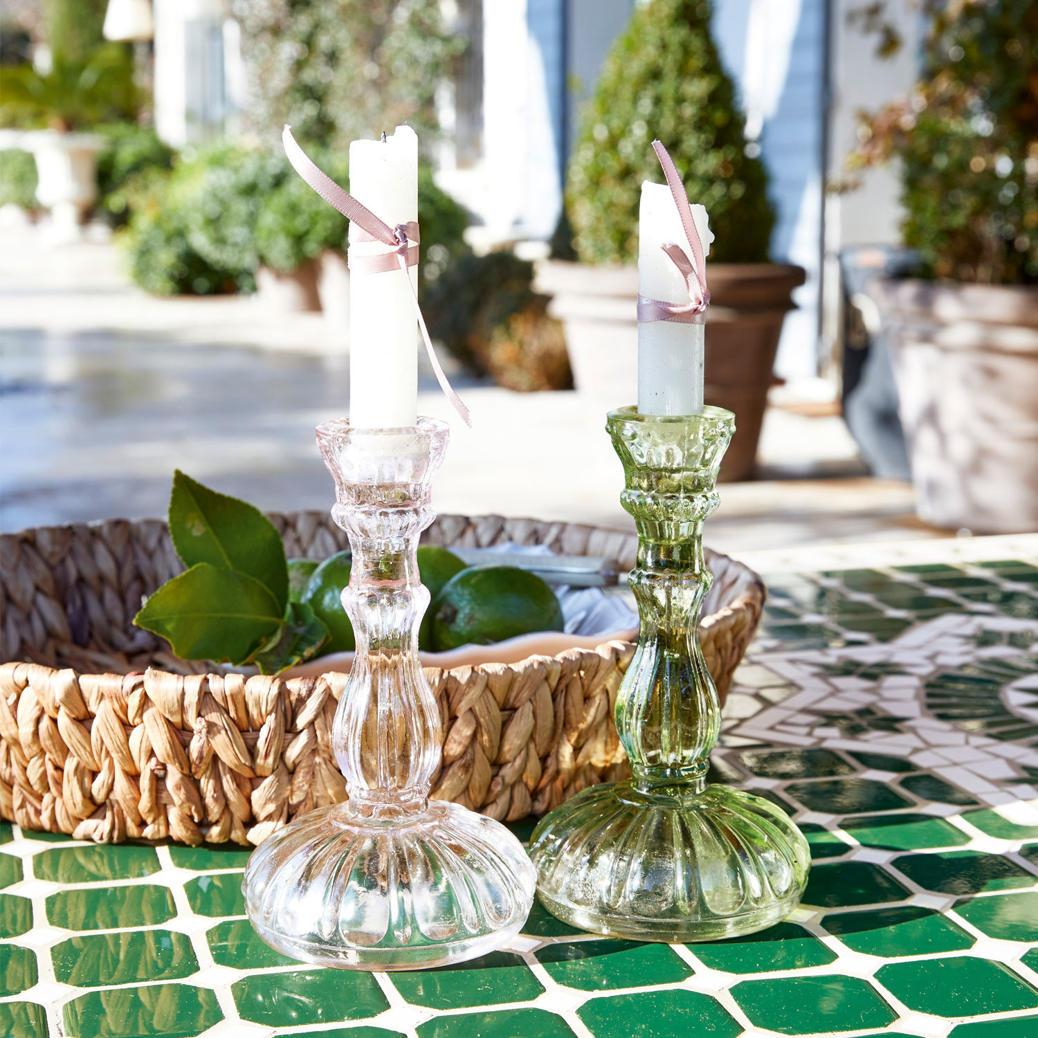Lot de 2 bougeoirs Luketa
