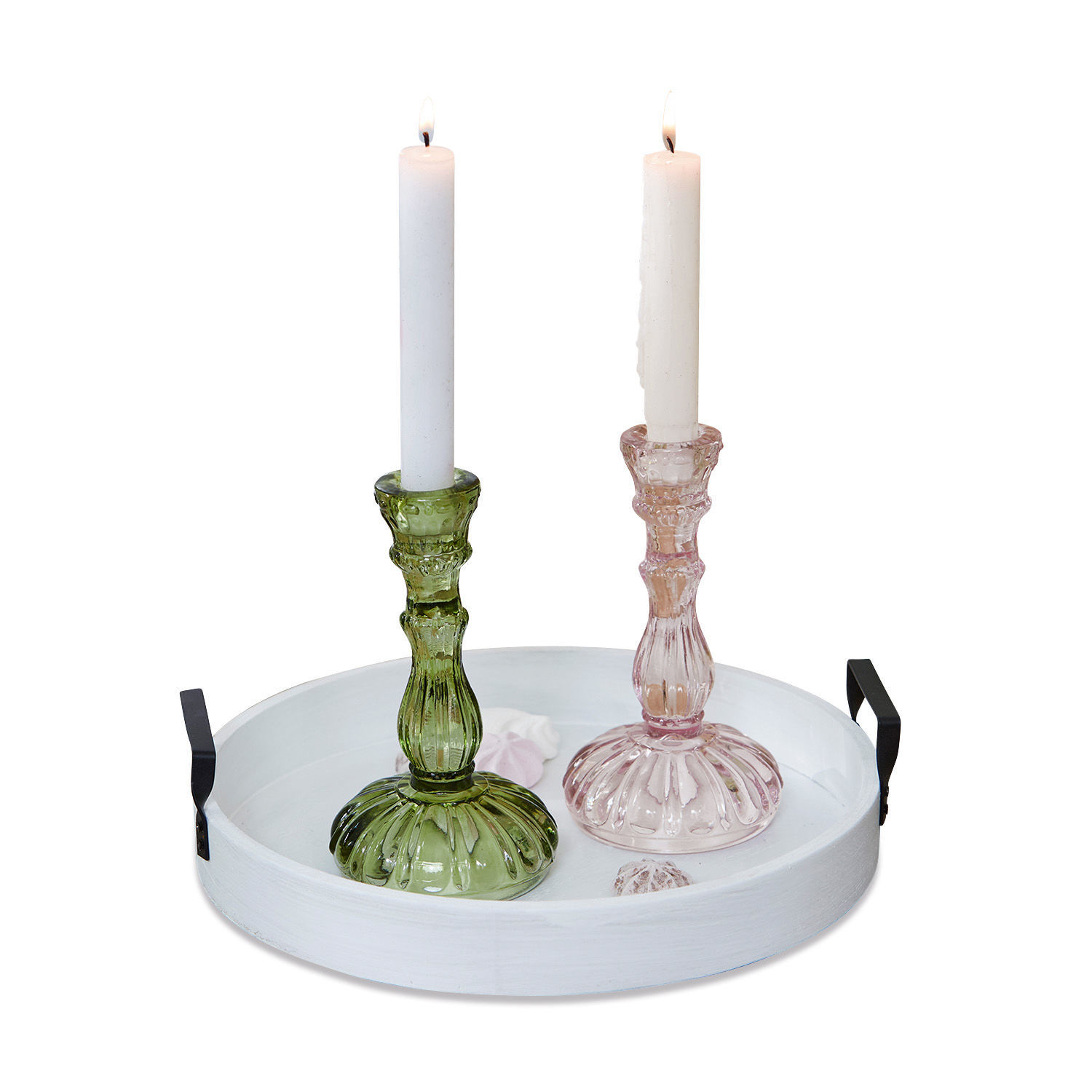 Lot de 2 bougeoirs Luketa