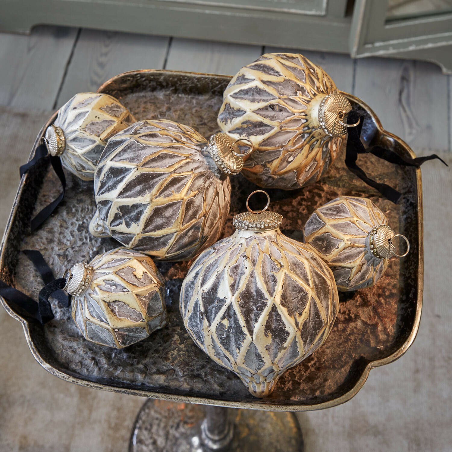 Lot de 6 boules de Noël Lunagh