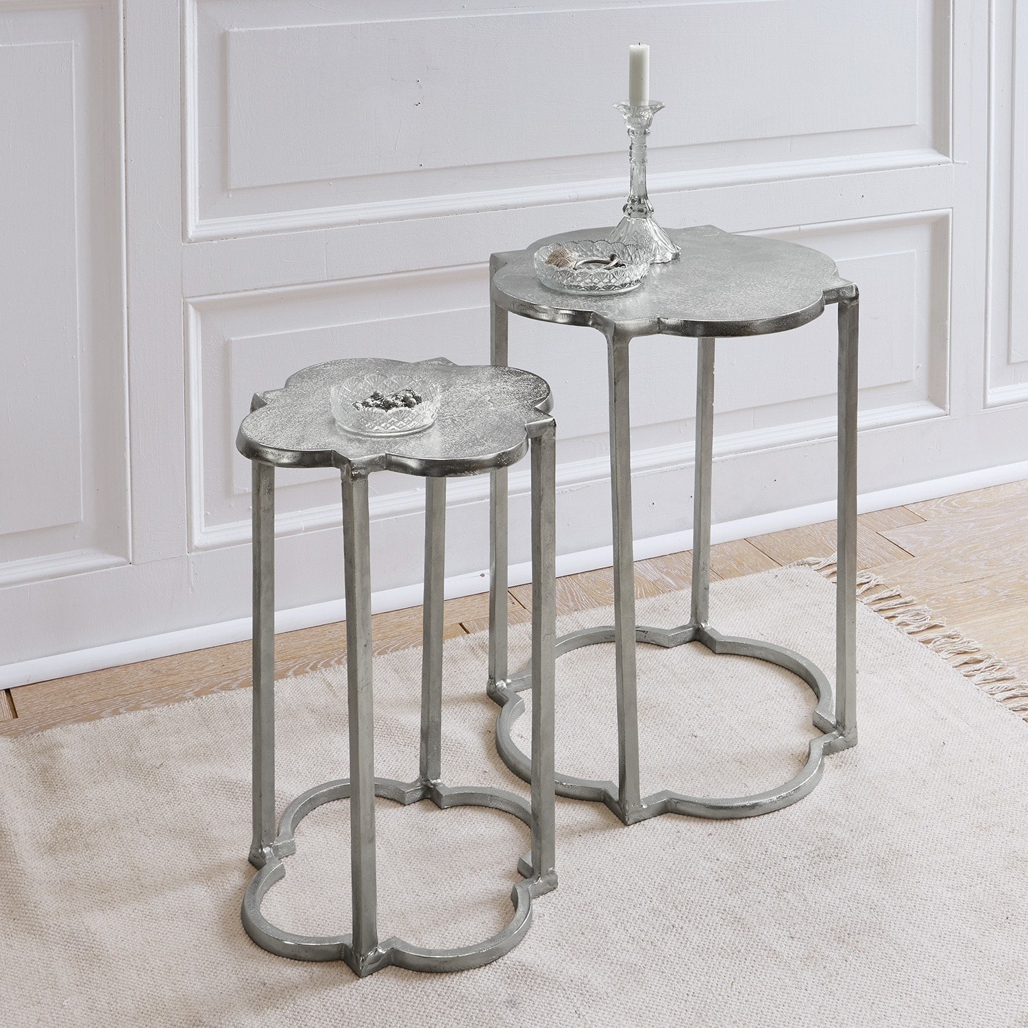 Lot de 2 tables d'appoint Médonville