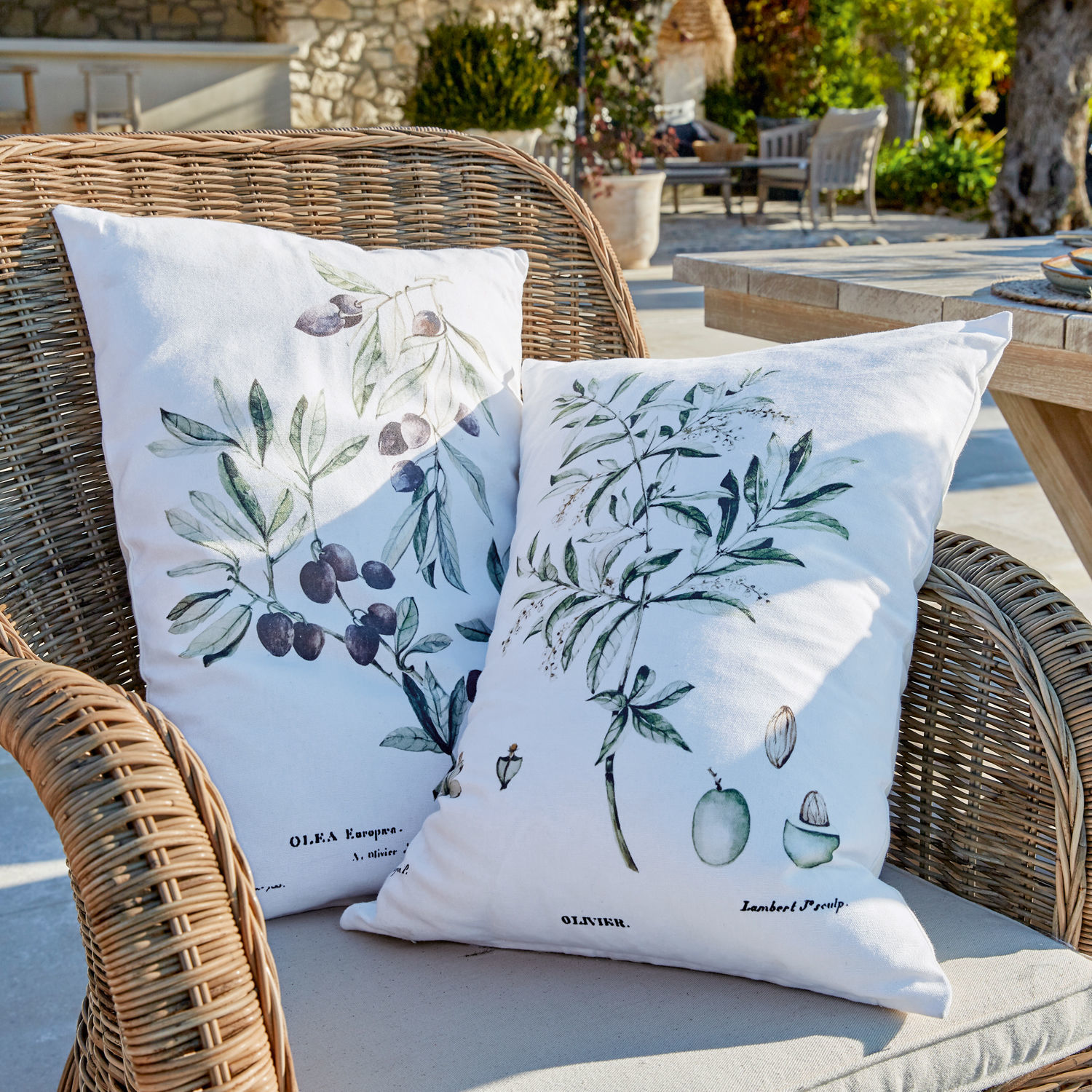 Lot de 2 housses de coussins Lambert