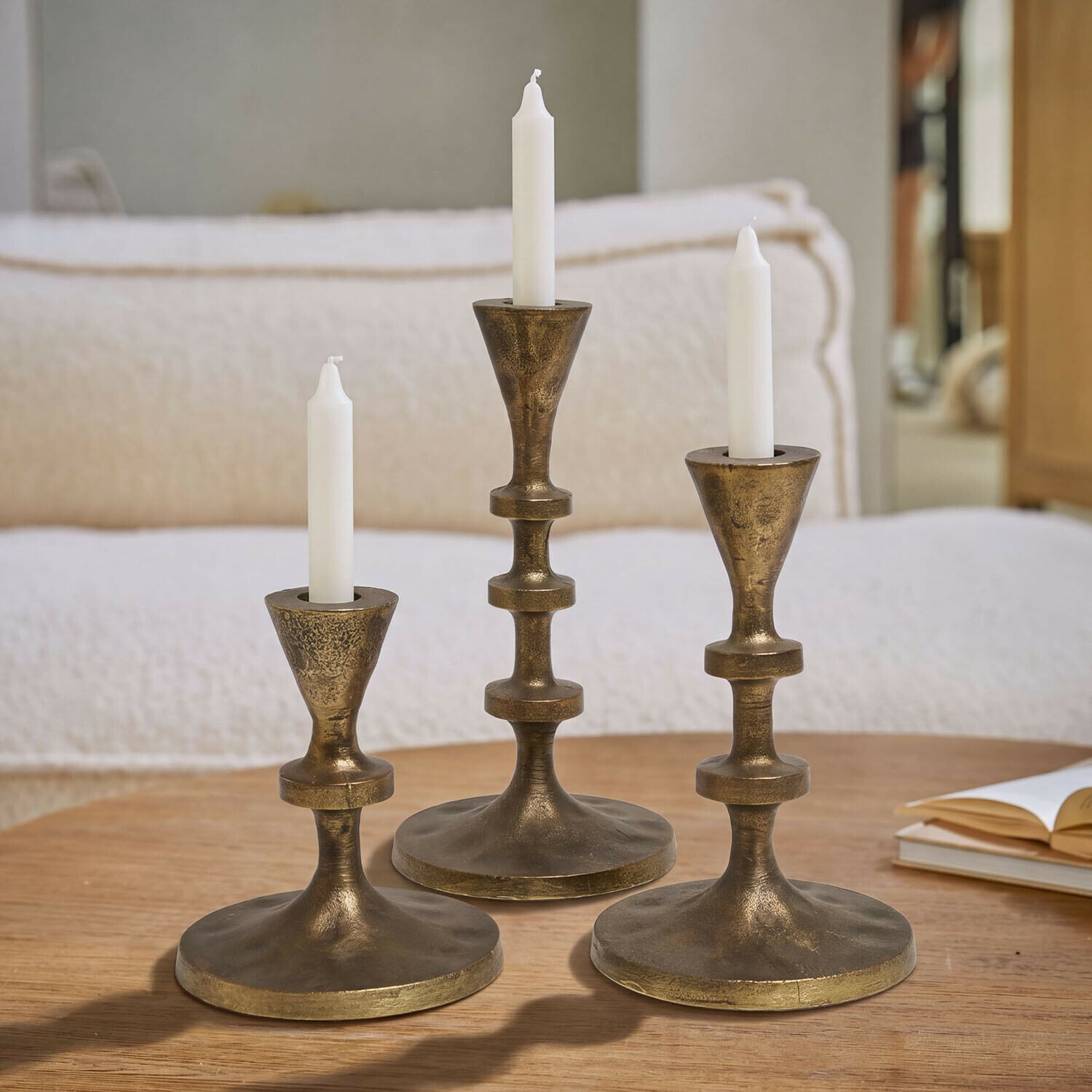 Lot de 3 bougeoirs Ouvraine Lot de 3 bougeoirs Ouvraine