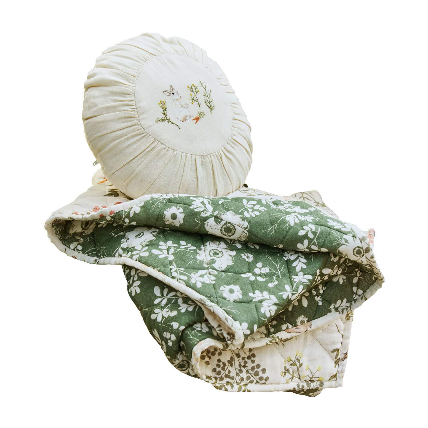 Plaid et coussin Puddlebrook
