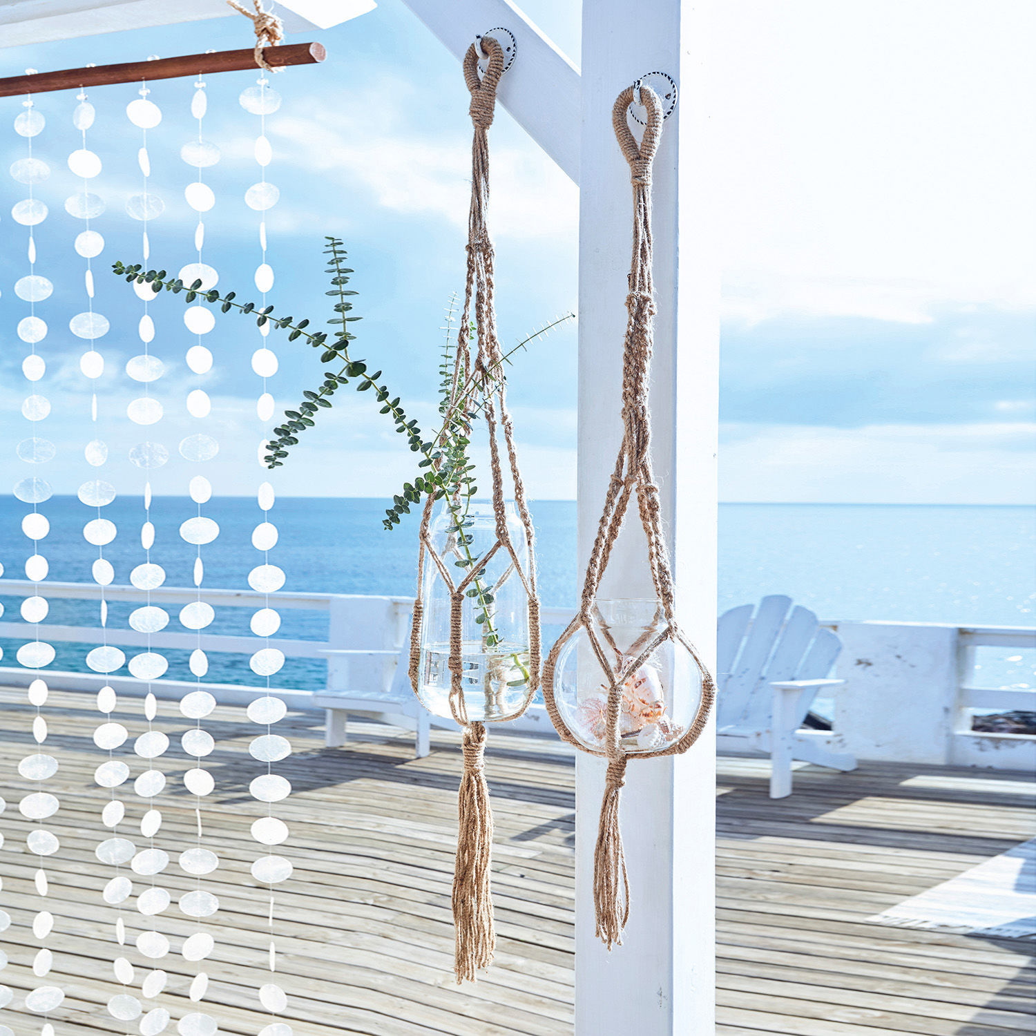 Vases suspendus Henrico