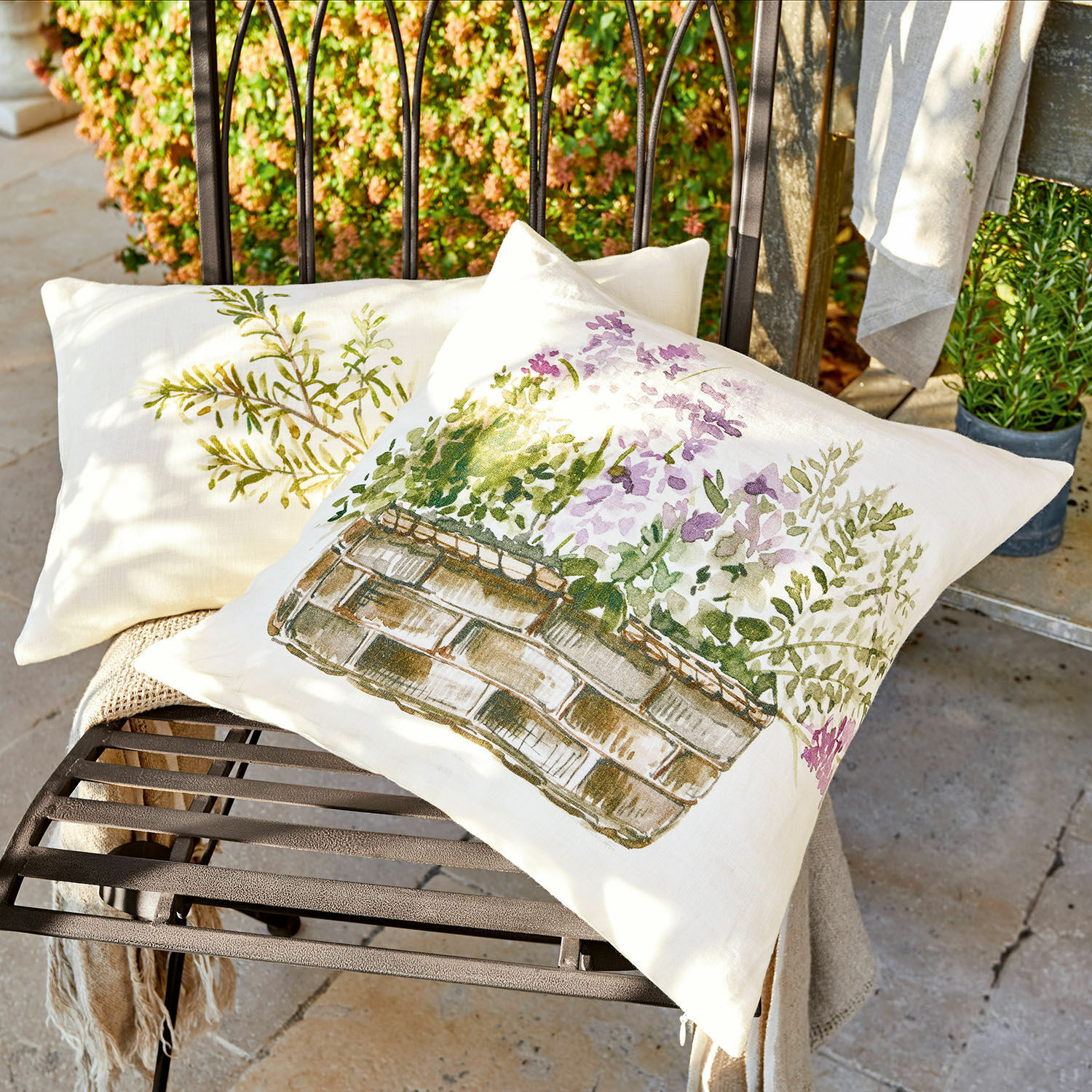 Lot de 2 housses de coussins Kaja