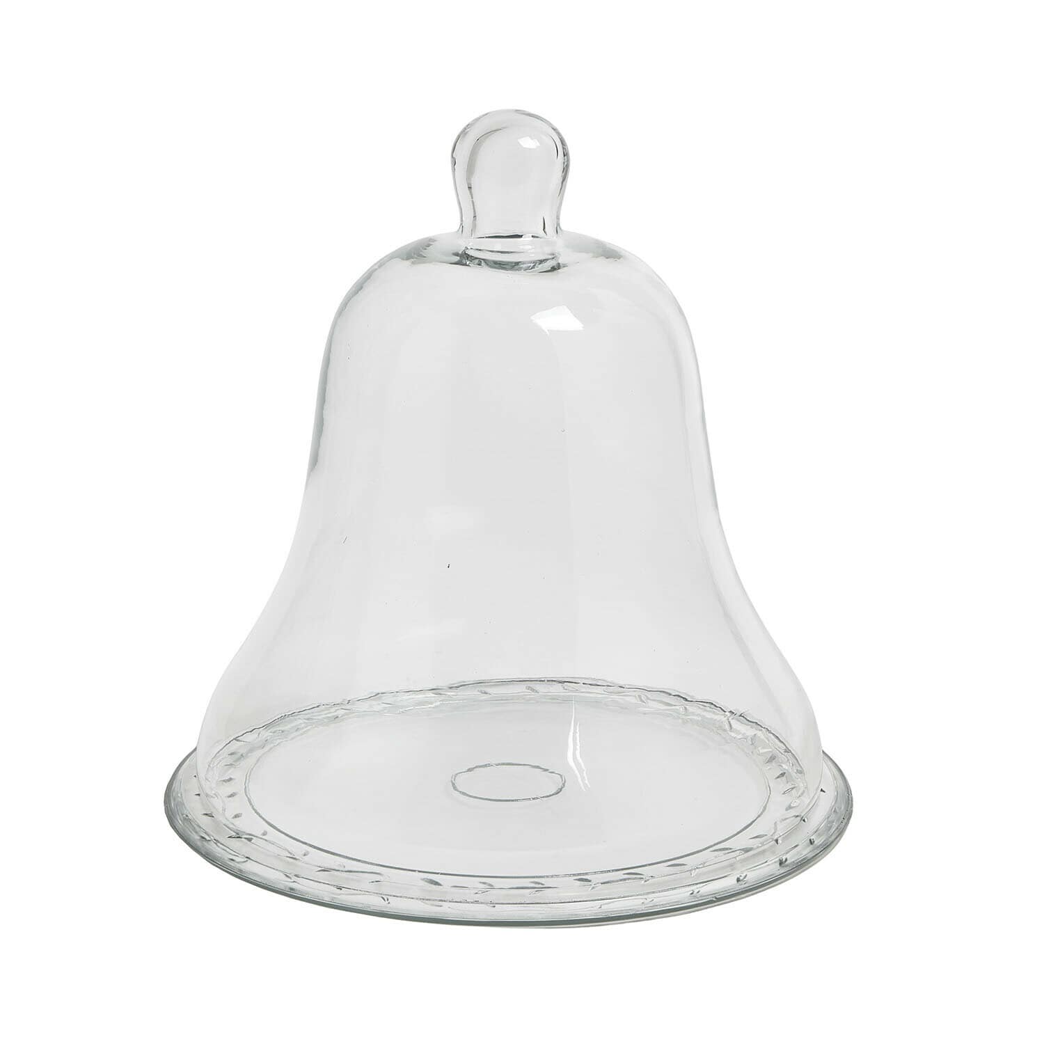Cloche en verre avec plateau Maison d'Éclat