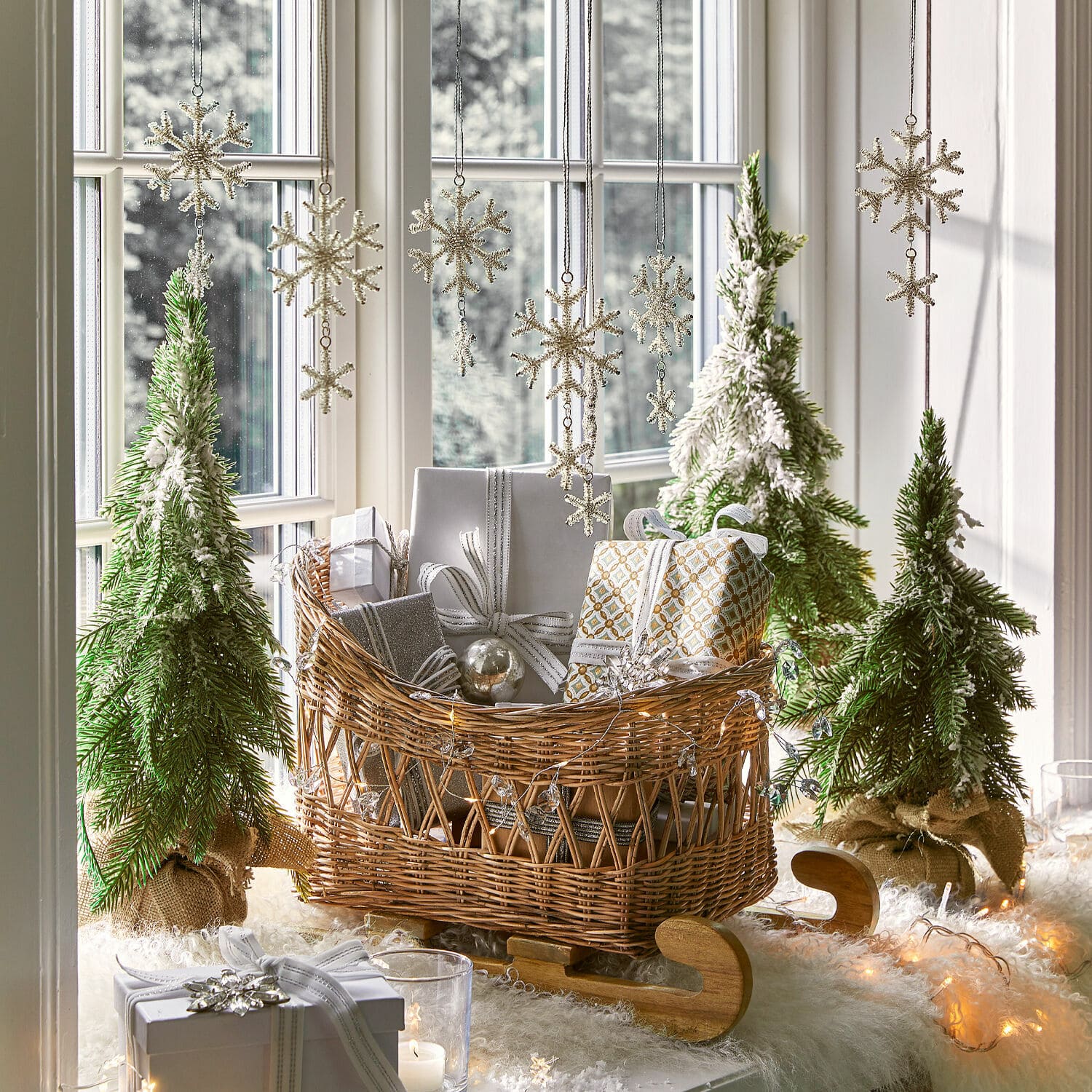 Lot de 3 sapins décoratifs Selitor