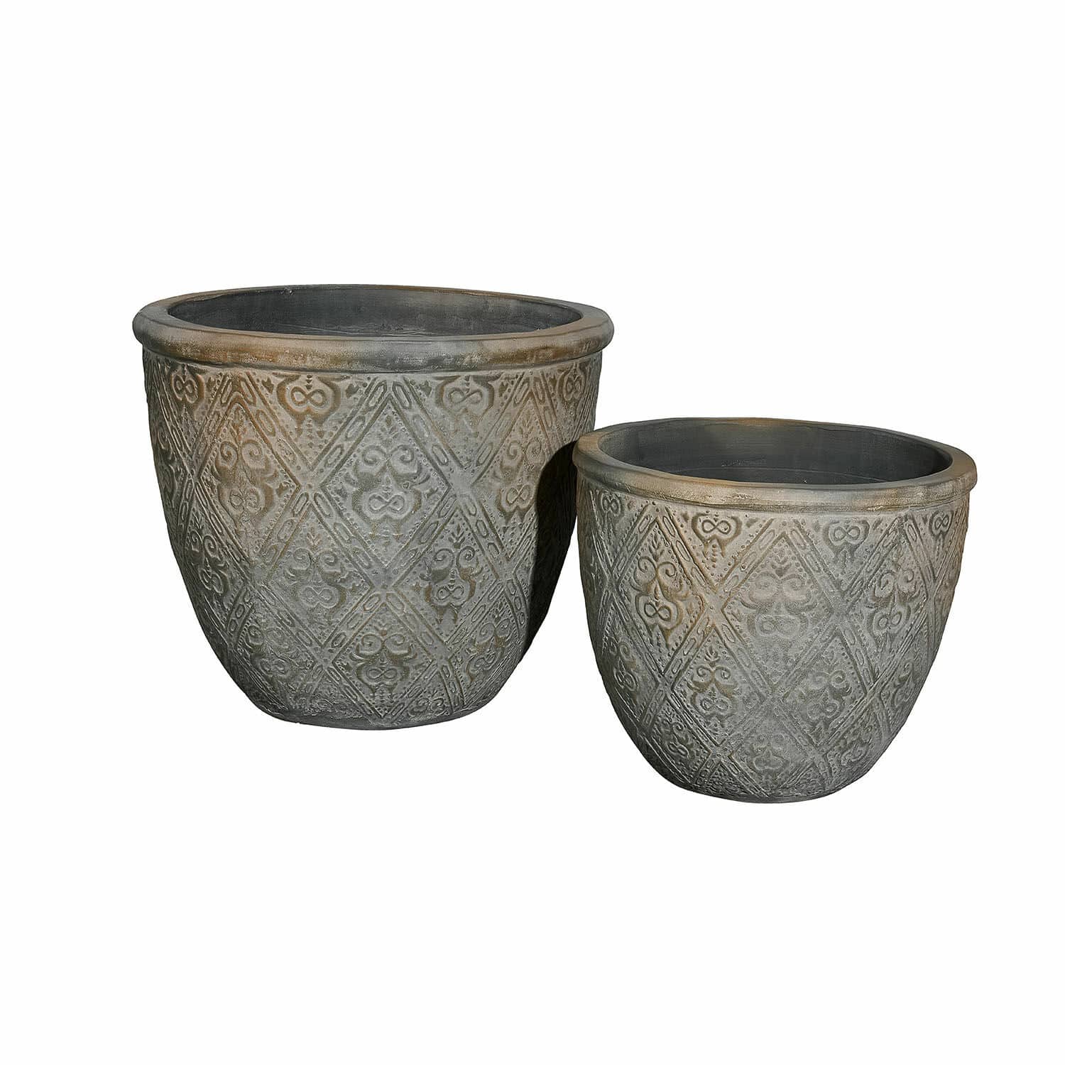 Lot de 2 cache-pots Malouris