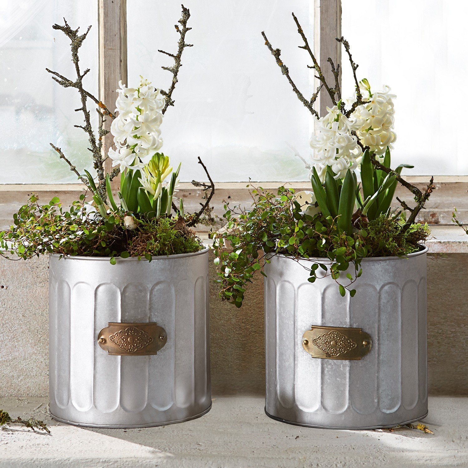 Lot de 2 cache-pots Dylan