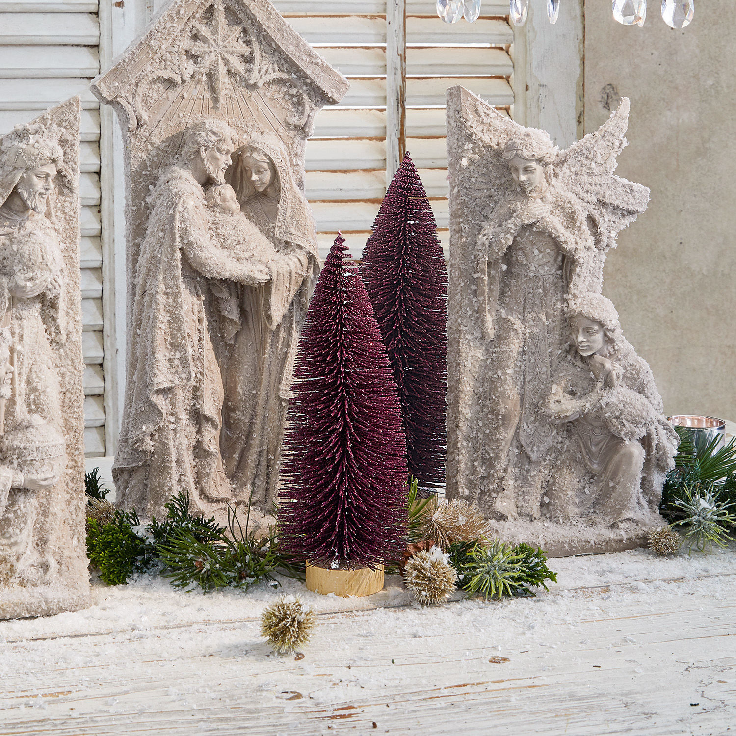 Lot de 2 sapins décoratifs Alta