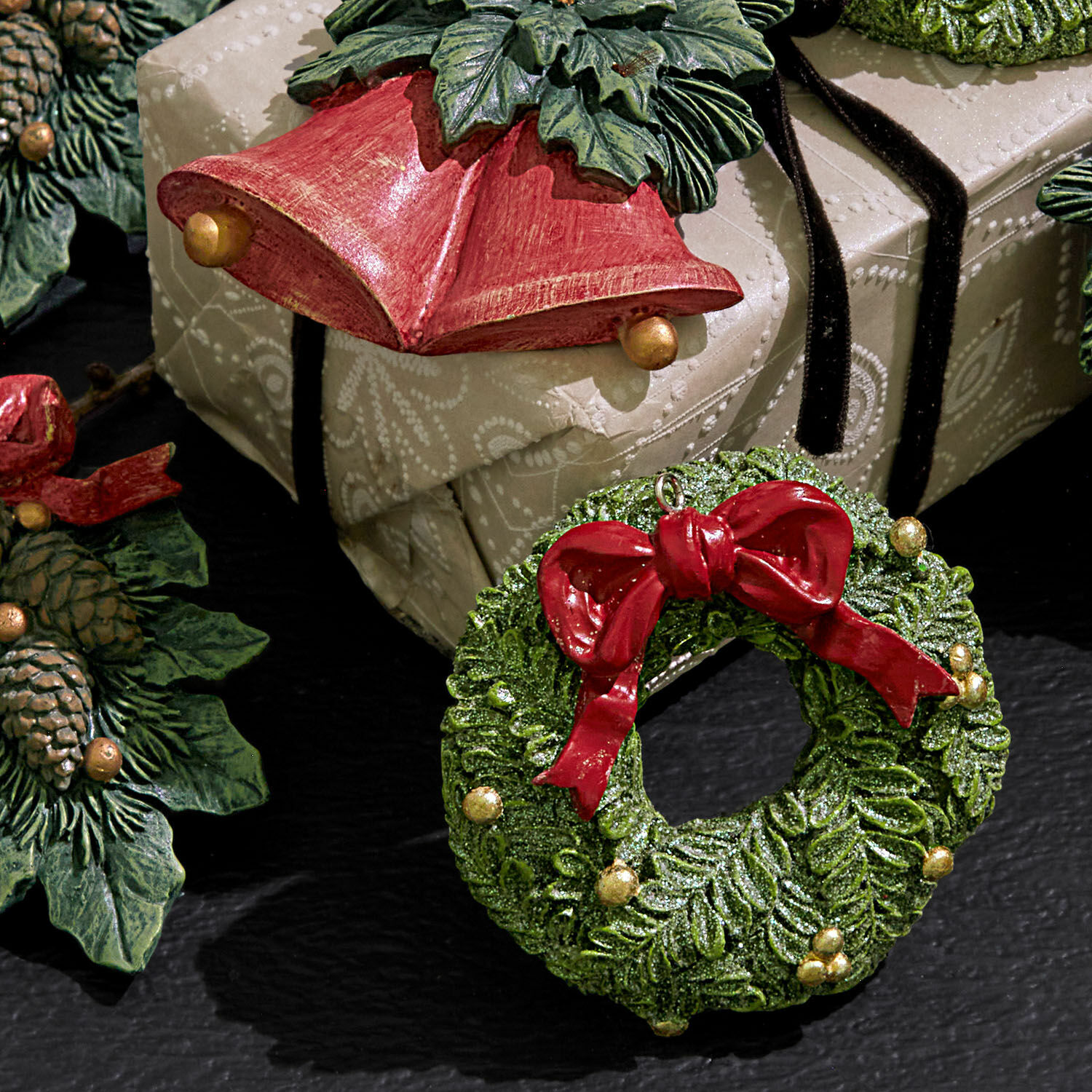 Lot de 6 décorations à suspendre Sarivena